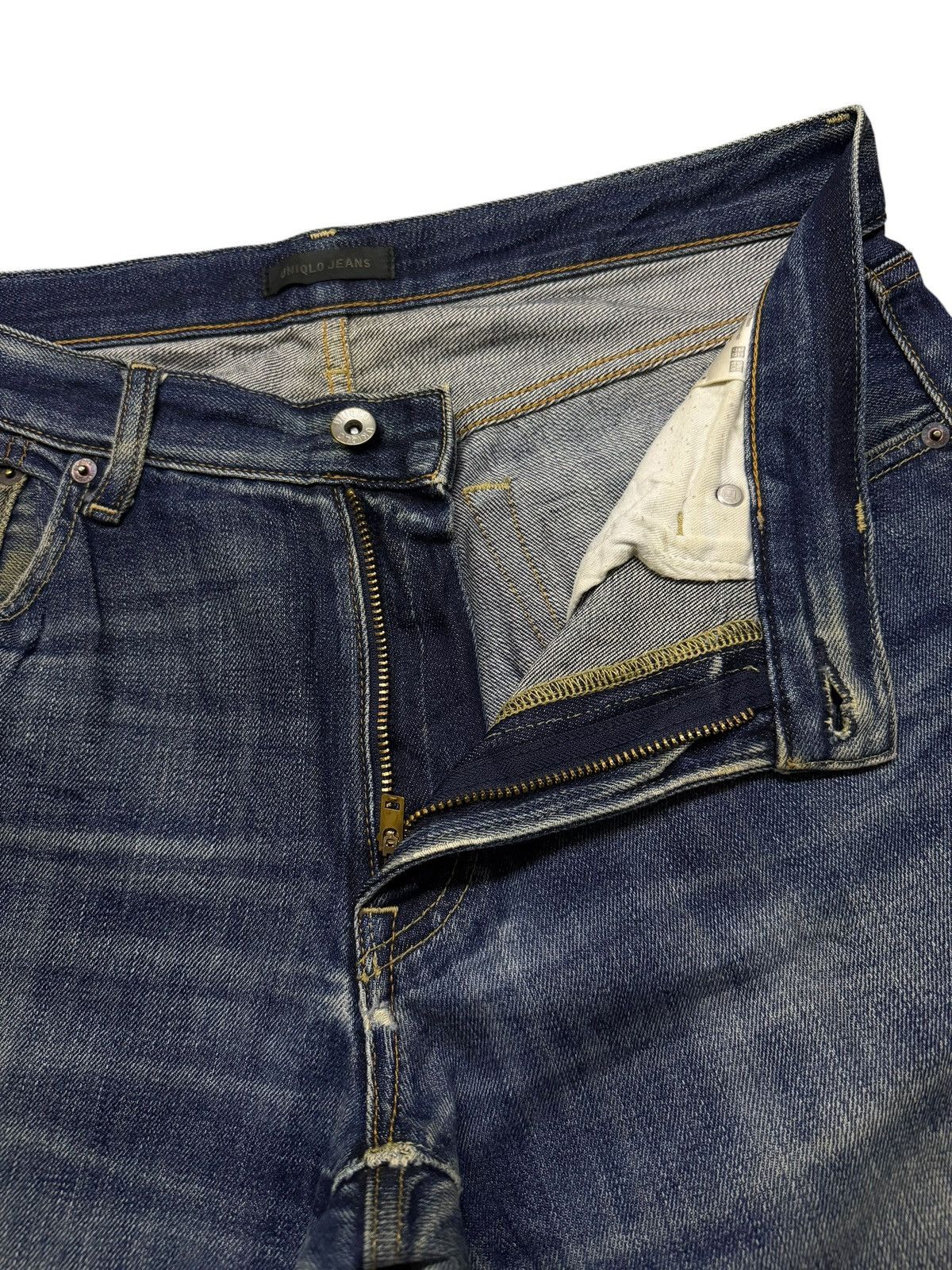 Uniqlo Vintage UNIQLO Kaihara Denim Japan | Regular Straight | W33 Size US 33 - 8 Thumbnail