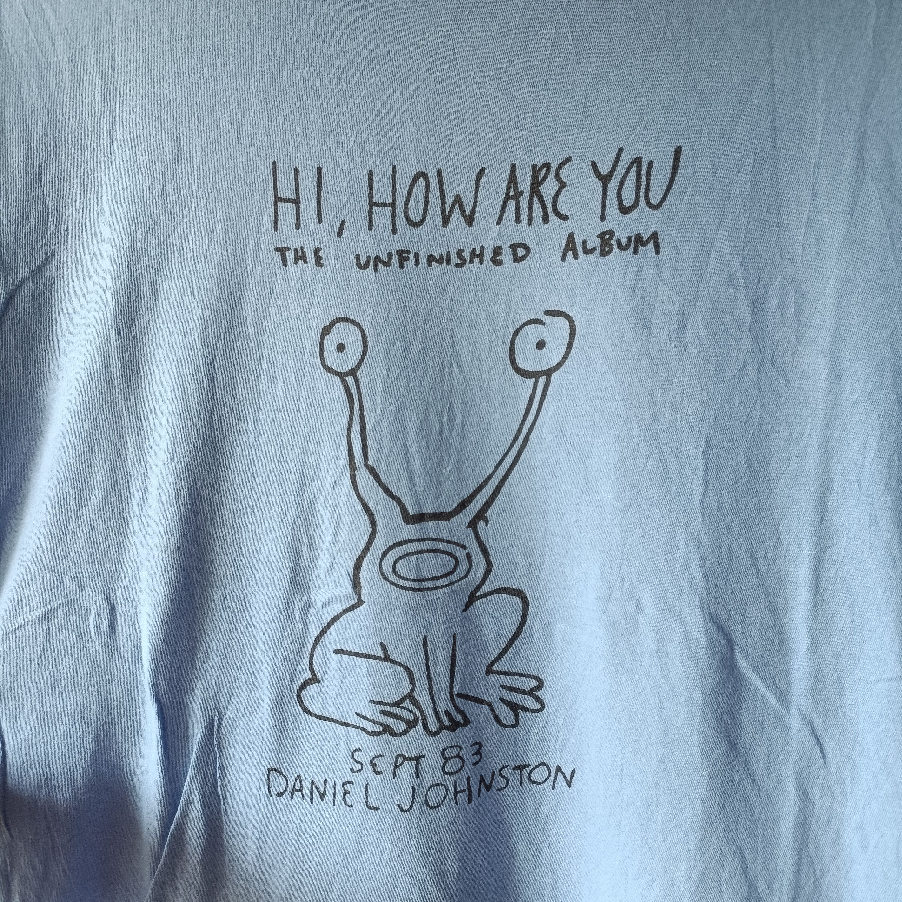 Band Tees Rare! Vintage Daniel Johnston "Hi, How Are You" T-Shirt Size US M / EU 48-50 / 2 - 3 Thumbnail