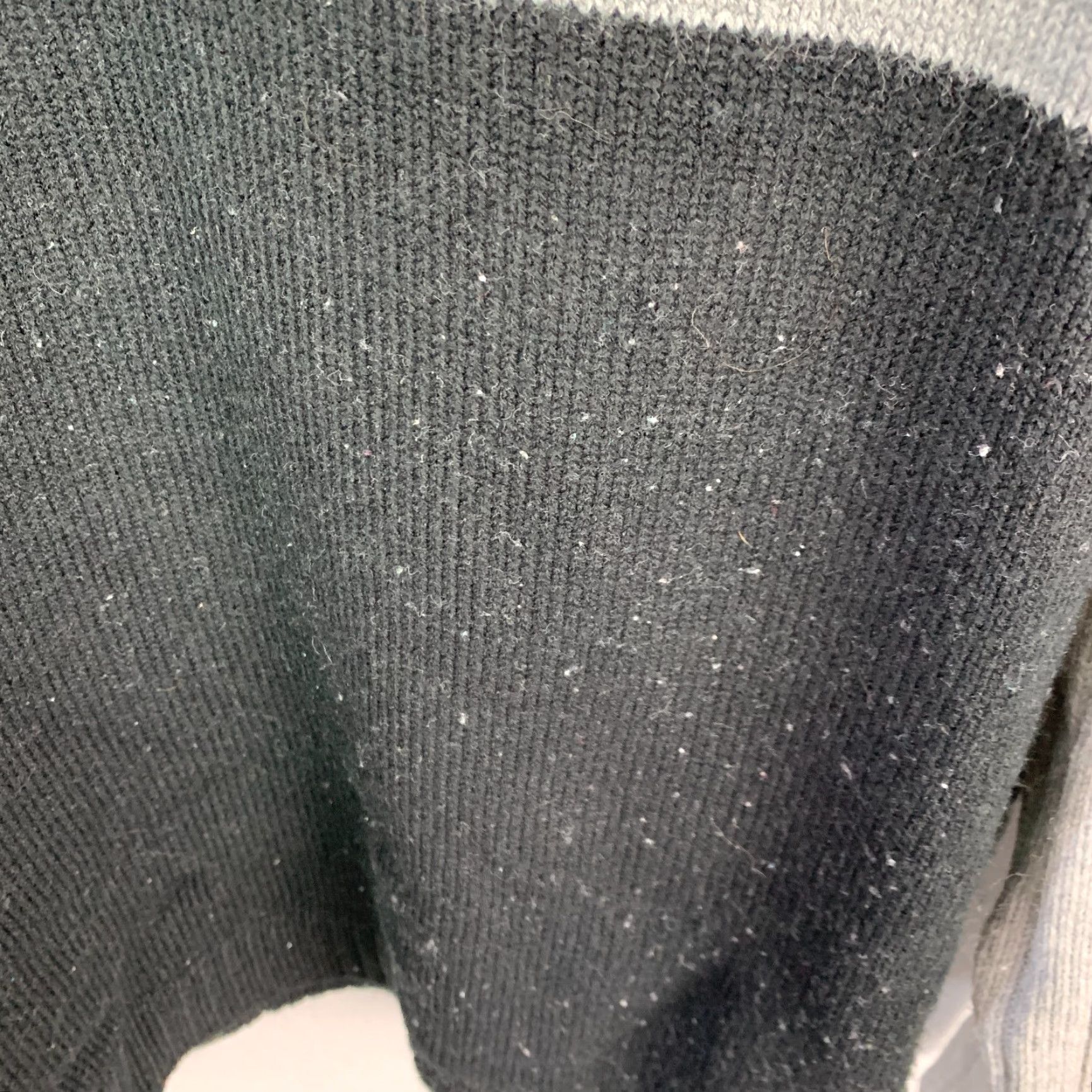 Vintage VINTAGE Mecca Striped Heavy Black Gray Wool Blend Ribbed Skate Sweater Mens 2XL Hip Hop Y2K Knit Size US XXL / EU 58 / 5 - 3 Thumbnail