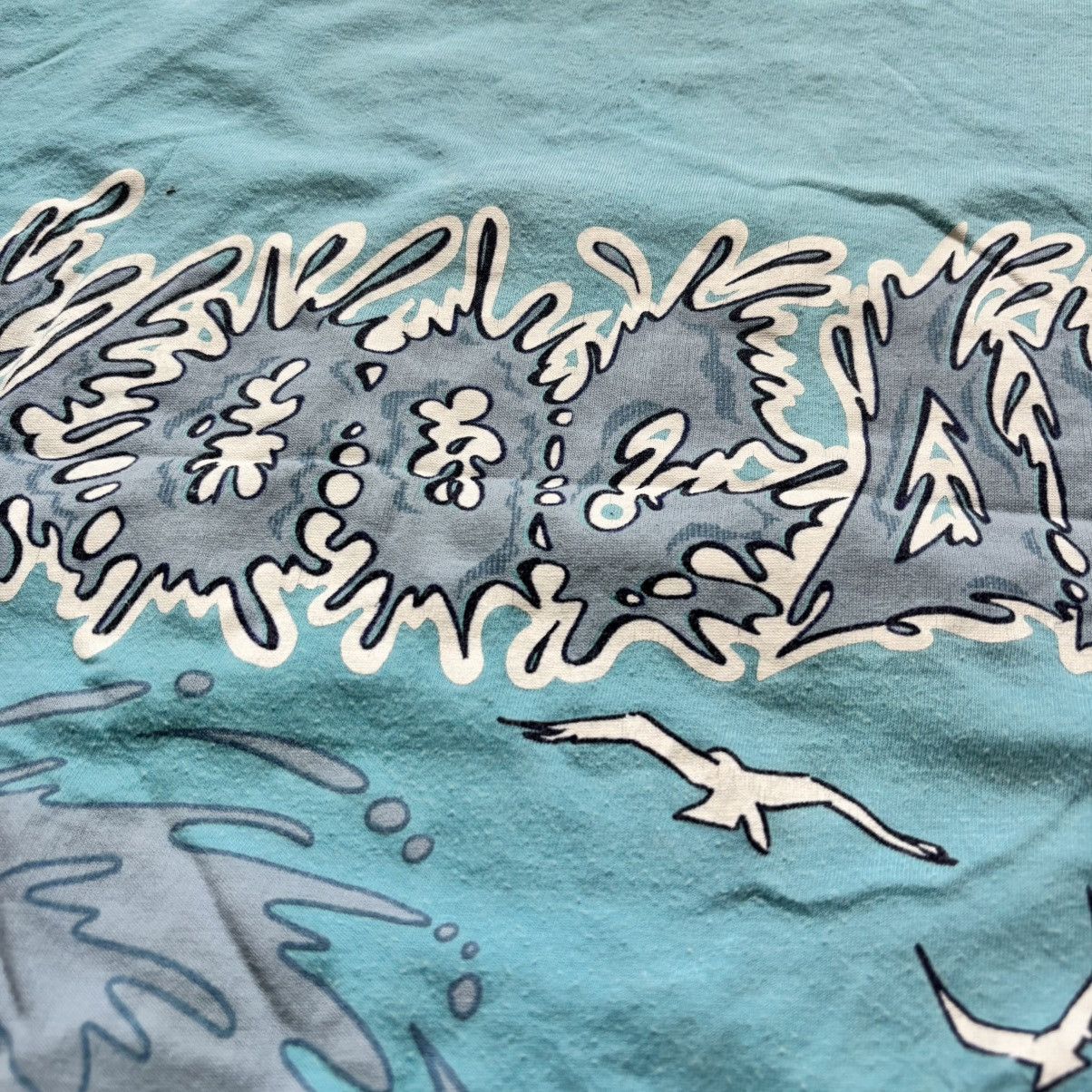 Hysteric Glamour Vintage 80’s Rare Surfe Boxy Crazy Crewneck Punk T-Shirt Size US L / EU 52-54 / 3 - 5 Thumbnail