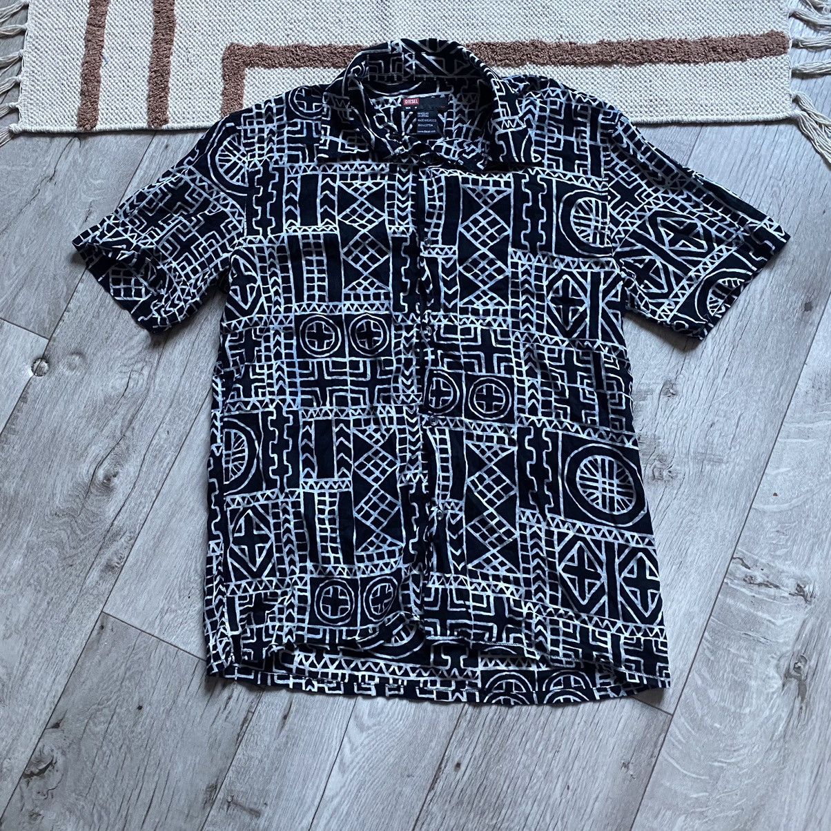 Diesel × Vintage VINTAGE DIESEL FULL PRINT LIGHT SHIRT Size US M / EU 48-50 / 2 - 1 Thumbnail