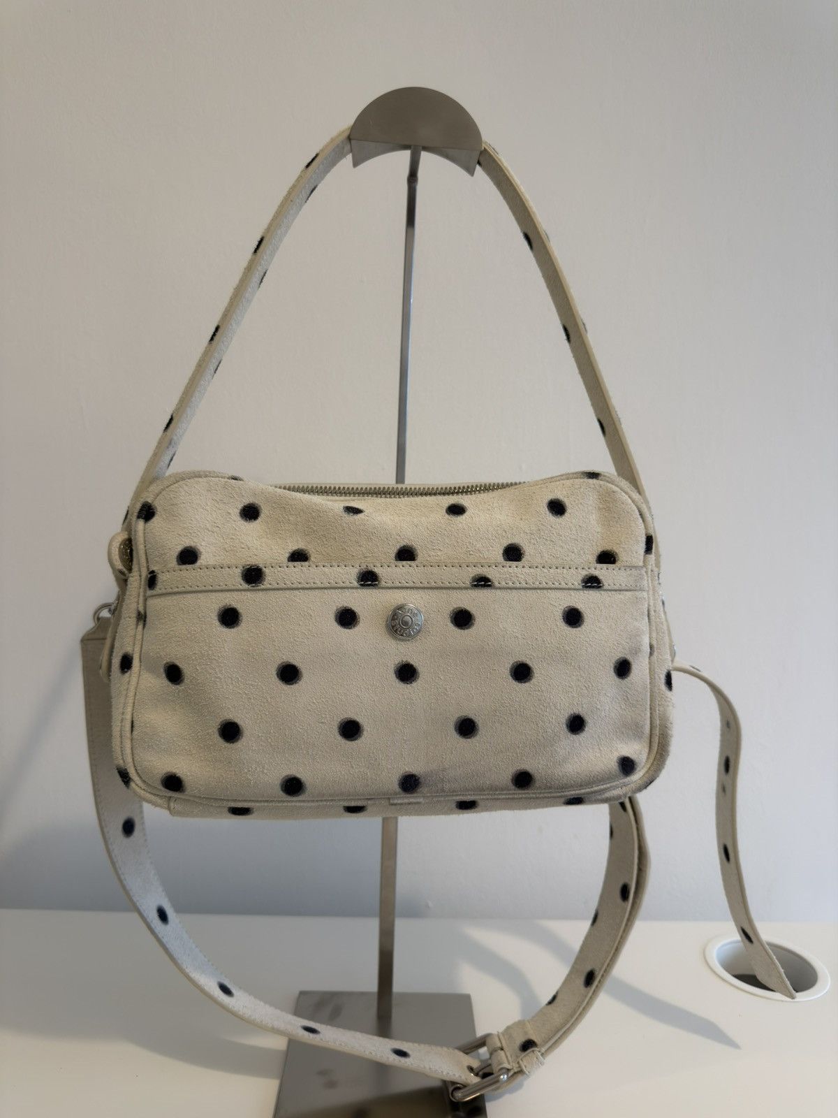 Acne Studios Acne Studios Camero Runway Bag Polka Dot Suede Limited Ed. Size ONE SIZE - 6 Thumbnail