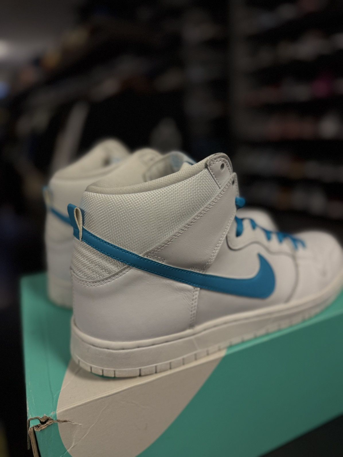 Nike Dunk High Top Blue Mulder Size 11 High Top Size US 11 / EU 44 - 4 Thumbnail