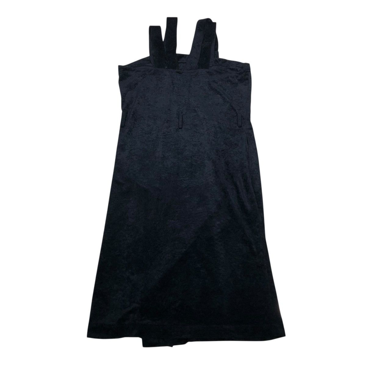 Comme des Garcons 🔥VINTAGE COMME DES GARCONS MIDI DRESS VELVET RICH BLACK Size M / US 6-8 / IT 42-44 - 20 Thumbnail
