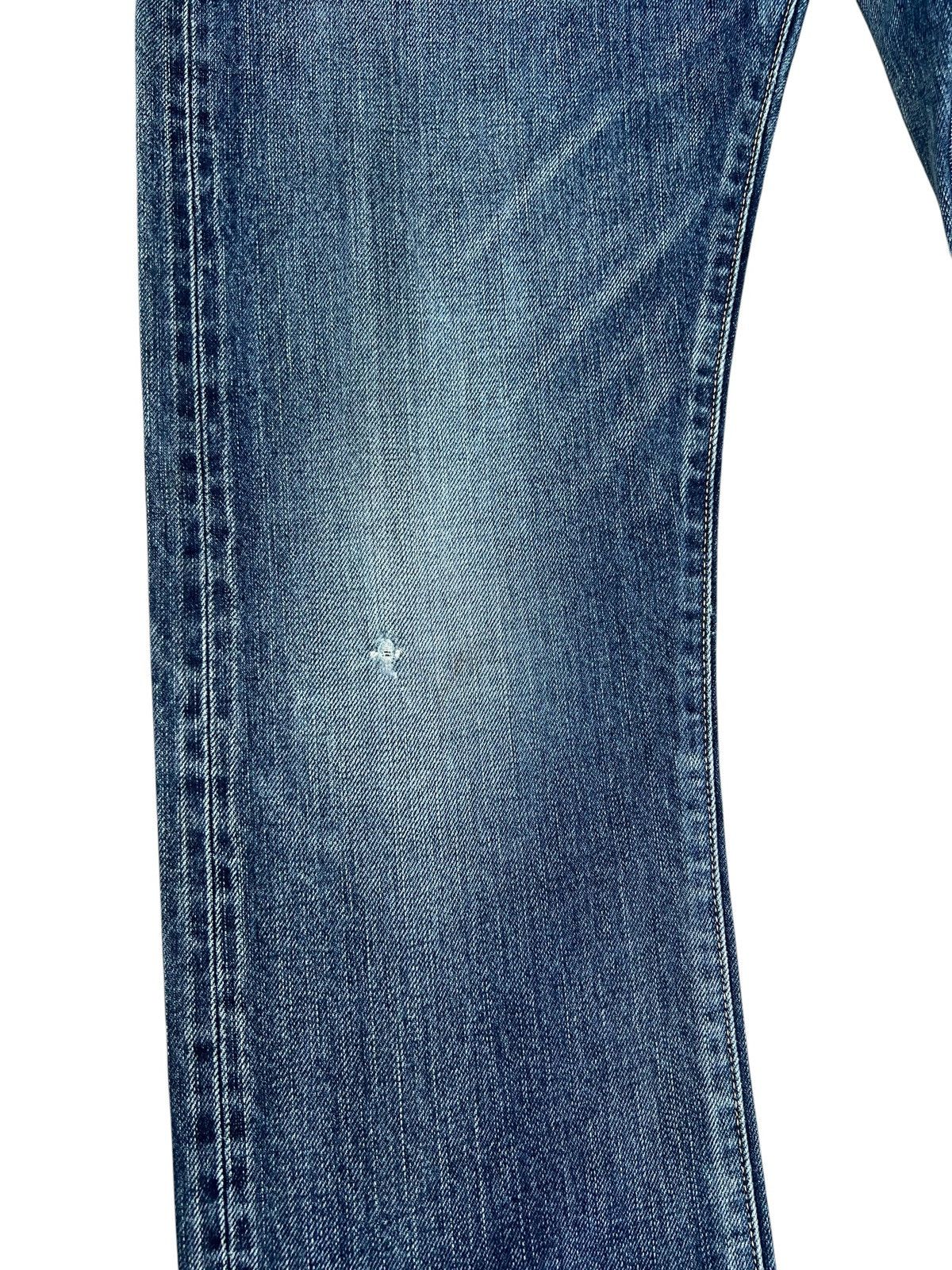 KURO KURO Japan GRAPHITE Distressed Denim Selvedge Jeans Size US 32 / EU 48 - 9 Thumbnail