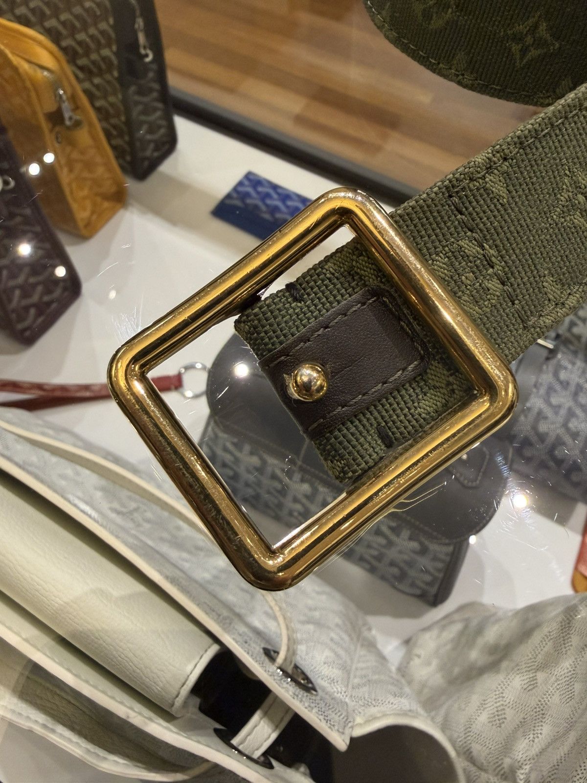 Louis Vuitton Louis Vuitton Canvas Monogram Belt - Green Size 32 - 1 Thumbnail