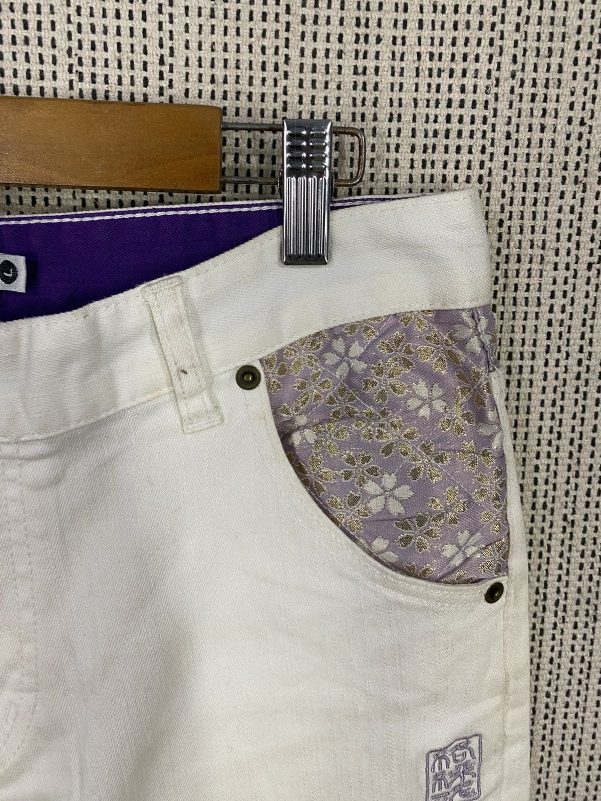 Addict Clothes Japan Very rare karakuri tamashi emboidery denim Size US 32 / EU 48 - 14 Thumbnail