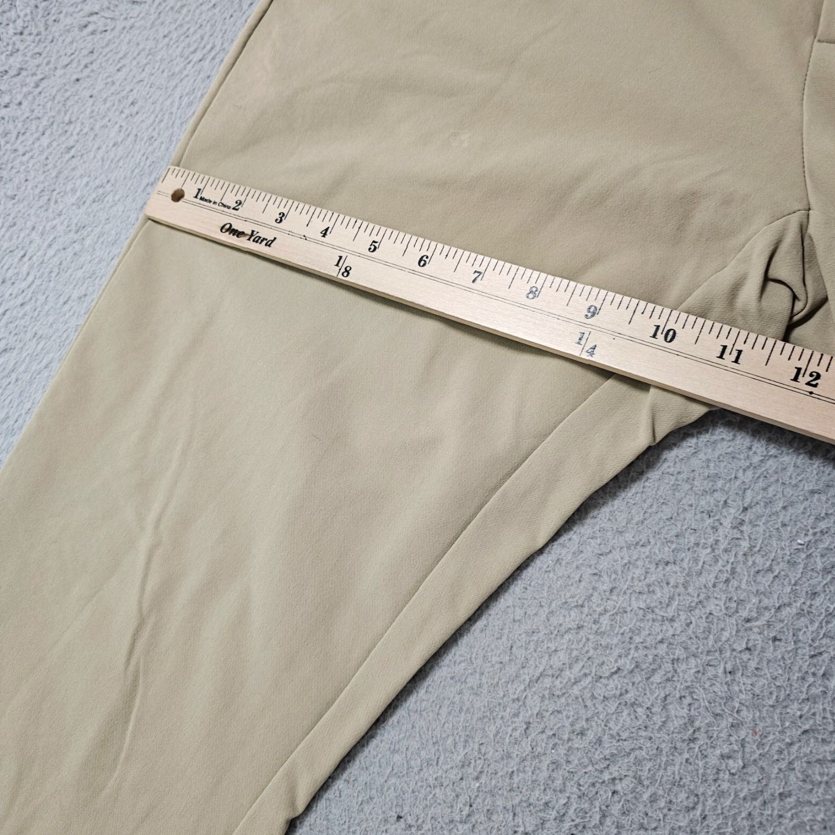 Vintage Bearbottom Pants Mens Medium 30 Khaki Tan Tour Performance Stretch Comfort Chino Slim Size US 31 - 6 Thumbnail