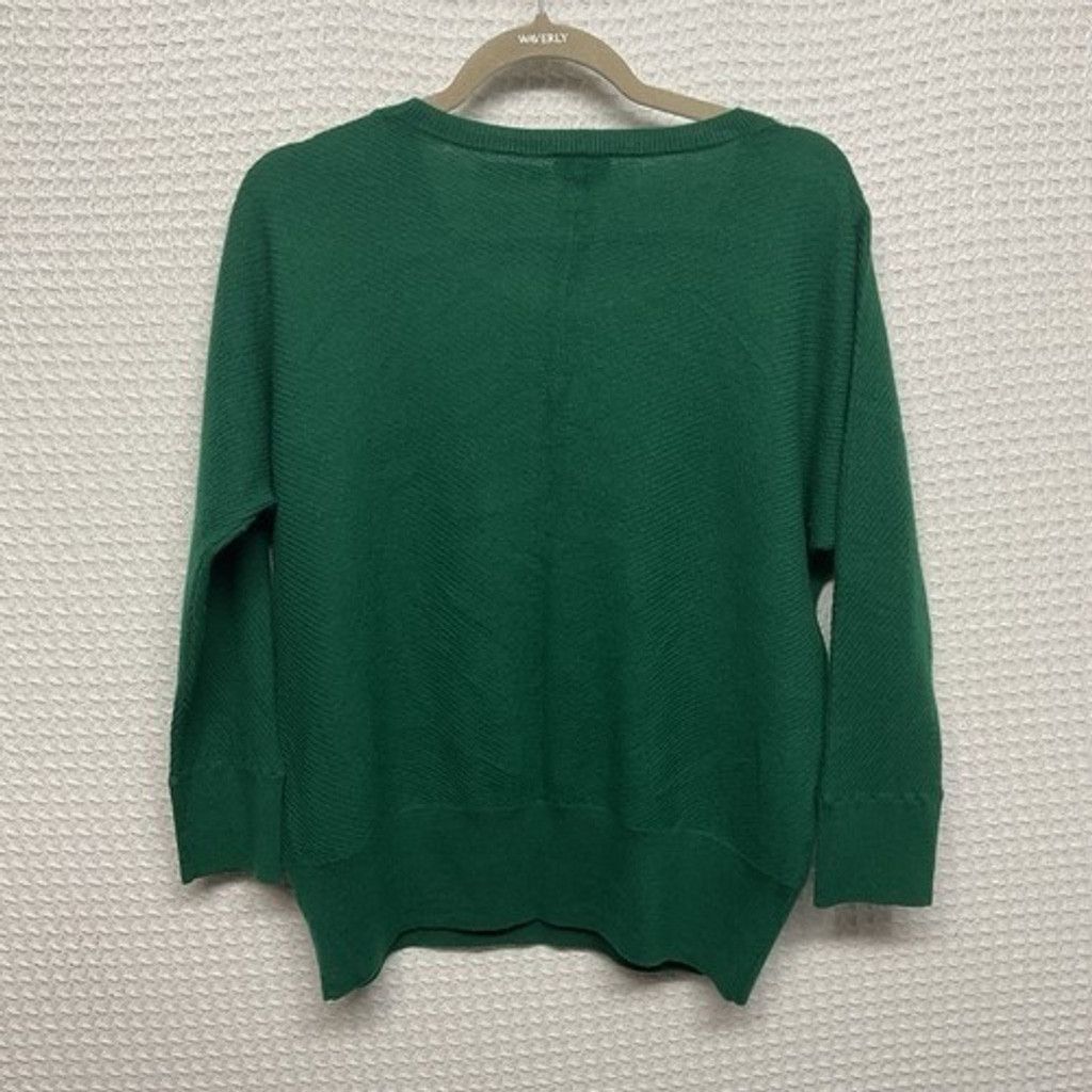 Talbots Talbots Green Wool 3/4 Sleeve ScoopNeck Sweater Women Large Size L / US 10 / IT 46 - 5 Thumbnail