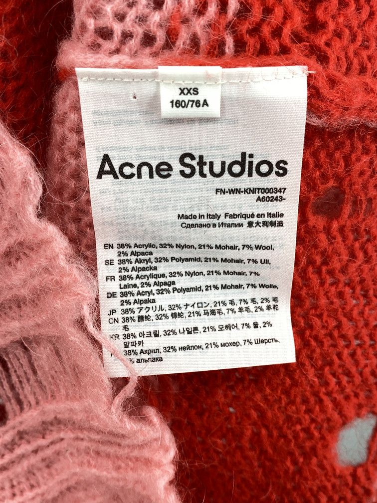 Acne Studios Mohair Distressed Grunge Kurt Cobain Size US S / EU 44-46 / 1 - 4 Thumbnail