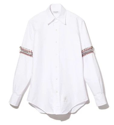 Thom Browne Thom Browne Classic Oxford shirt with pin-on collar Size US S / EU 44-46 / 1 - 1 Thumbnail