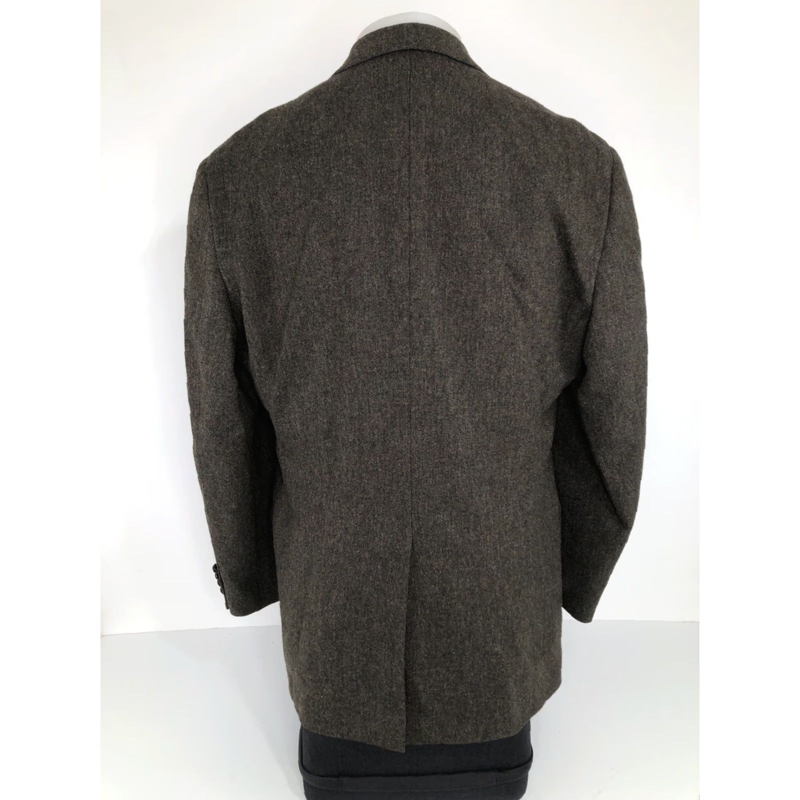 Brooks Brothers Brooks Brothers Blazer Mens 44R Lambswool Brown Blazer Jacket 100% Lambswool EXCELLENT J10 Size 44R - 4 Thumbnail