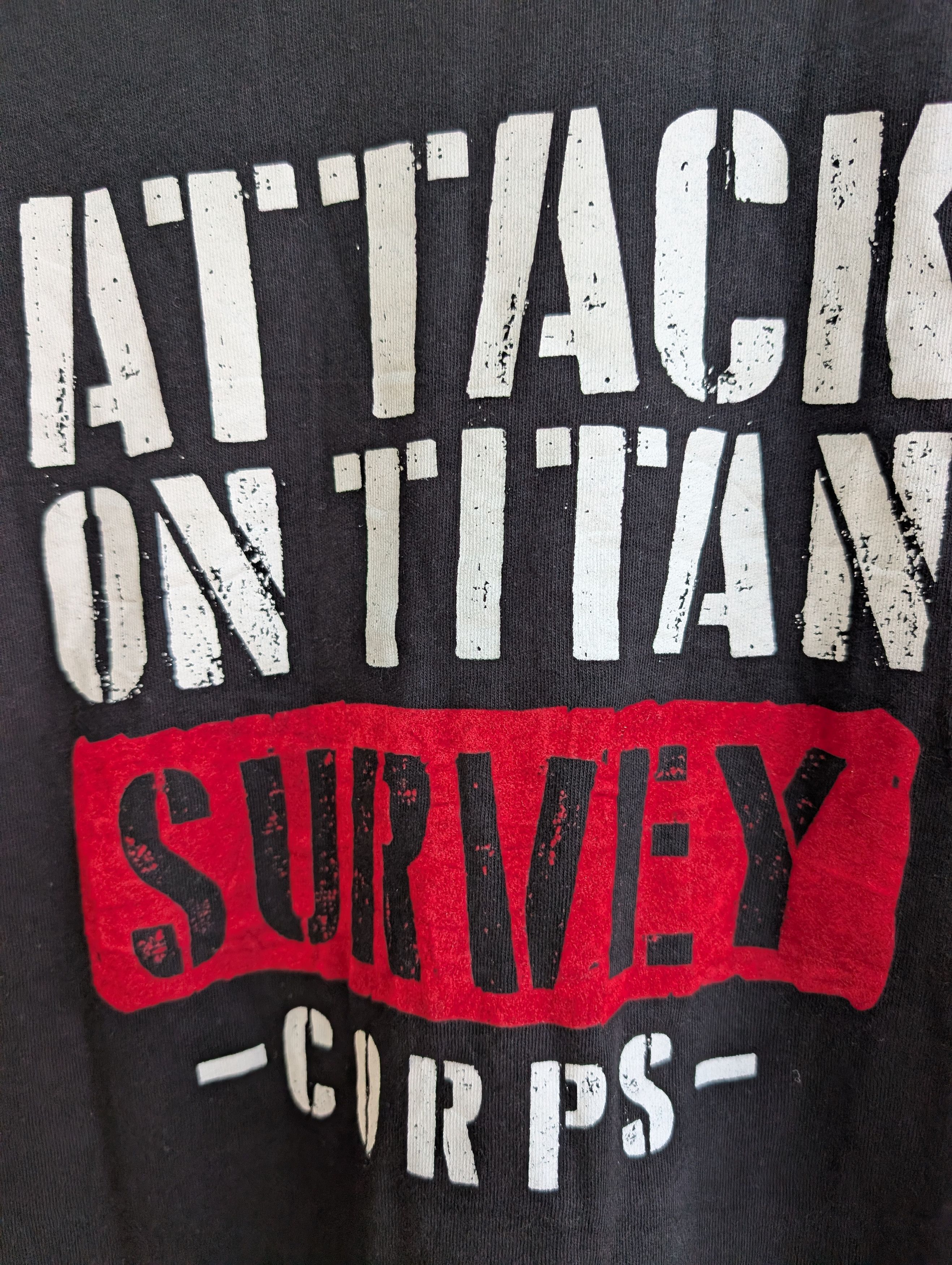 Anime Attack of The Titan'Survey Corps Official Long Sleeve Shirt Size US M / EU 48-50 / 2 - 11 Thumbnail