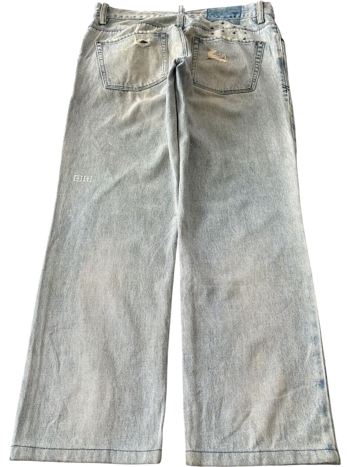 Ksubi Vintage Ksubi Mud Wash Distressed Jeans Size US 32 / EU 48 - 2 Thumbnail