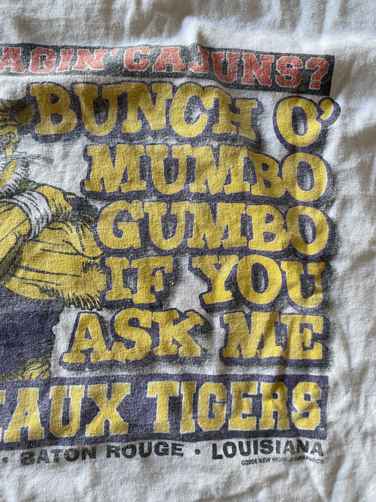 Vintage Vintage LSU Football Tee Size US L / EU 52-54 / 3 - 1 Thumbnail