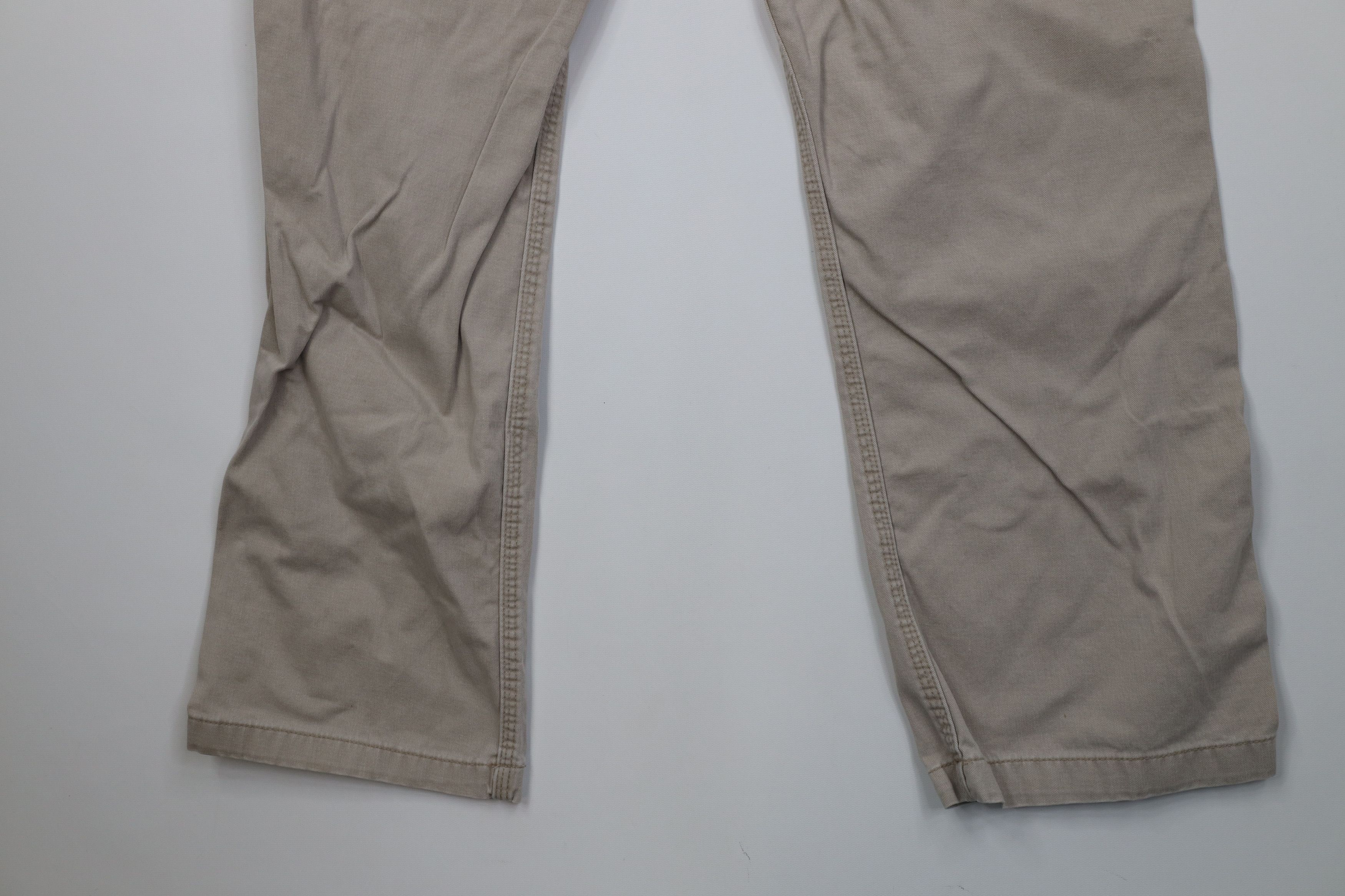Carhartt Vintage Y2K Carhartt Wide Leg Dungaree Pants Workwear Beige Size US 38 / EU 54 - 14 Thumbnail