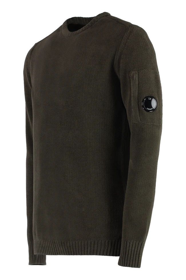 C.P. Company o1y1224 Crewneck Sweater in Military Green Size US L / EU 52-54 / 3 - 3 Thumbnail