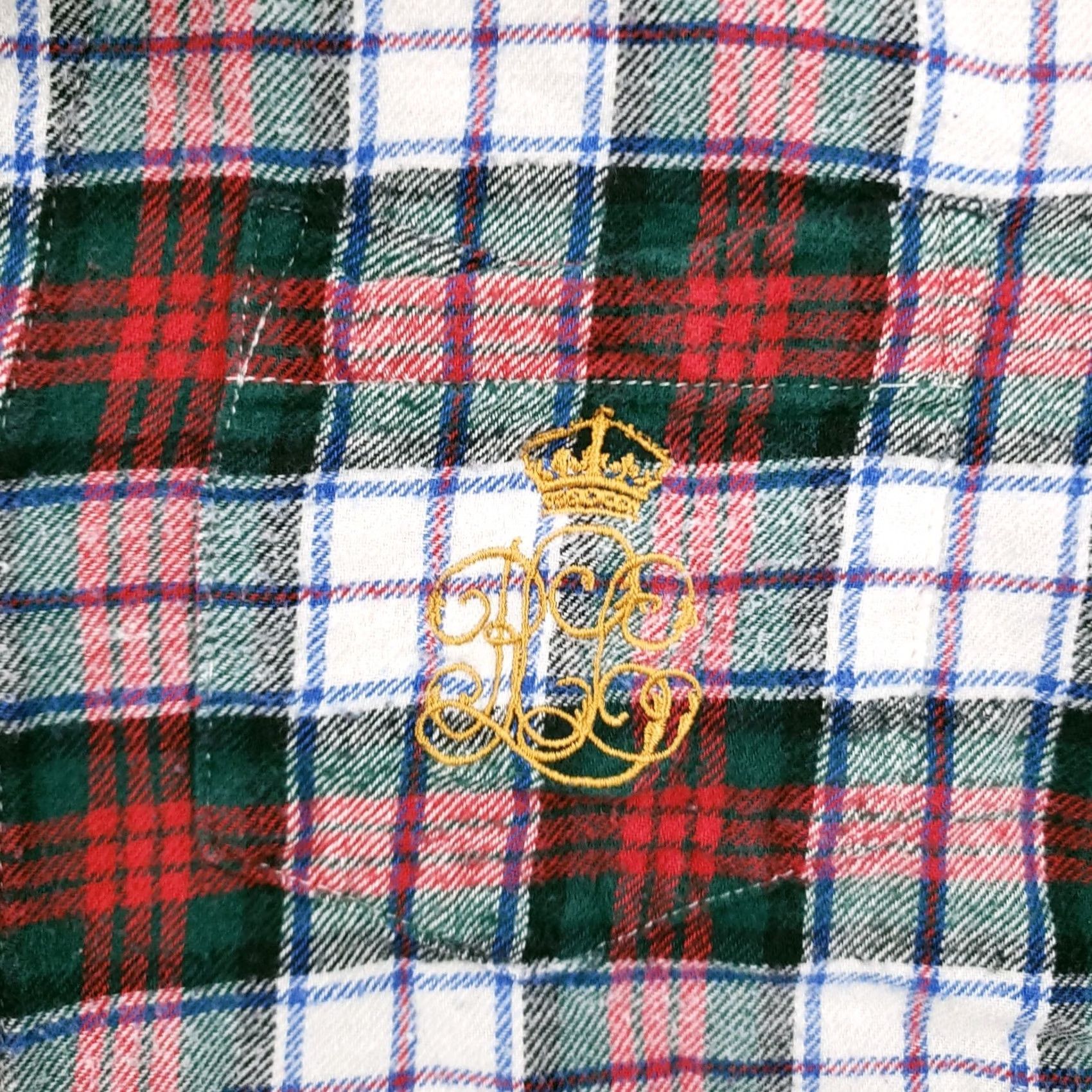 Ralph Lauren Lauren Ralph Lauren Pajama Top Womens L Large Red Plaid Long Sleeves Sleepwear Size L / US 10 / IT 46 - 4 Thumbnail
