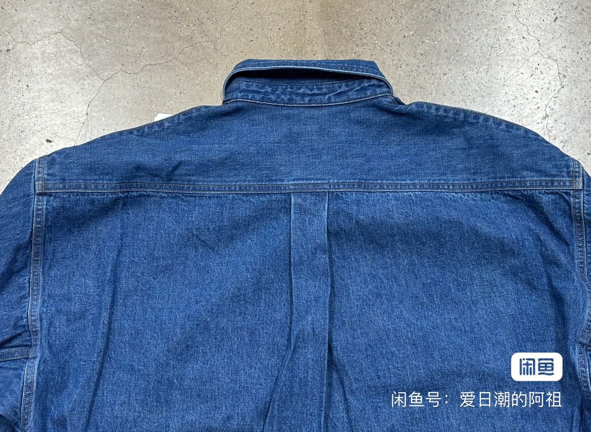 Auralee Auralee 25ss Selvedge Light Oz Denim Shirt Size US XL / EU 56 / 4 - 7 Thumbnail