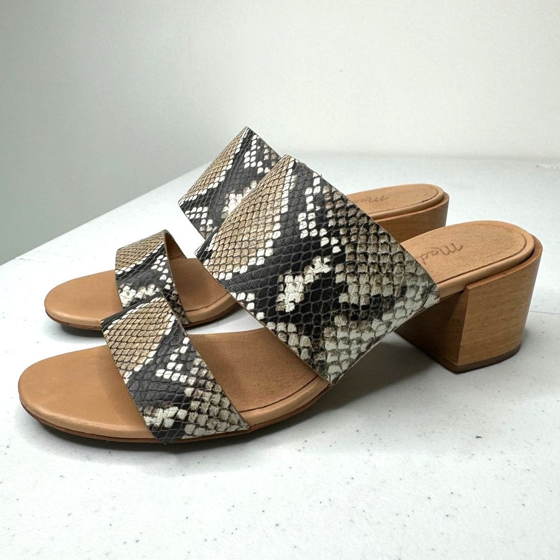 Madewell Madewell The Kiera Mule Slip On Sandal Snake Embossed Grailed