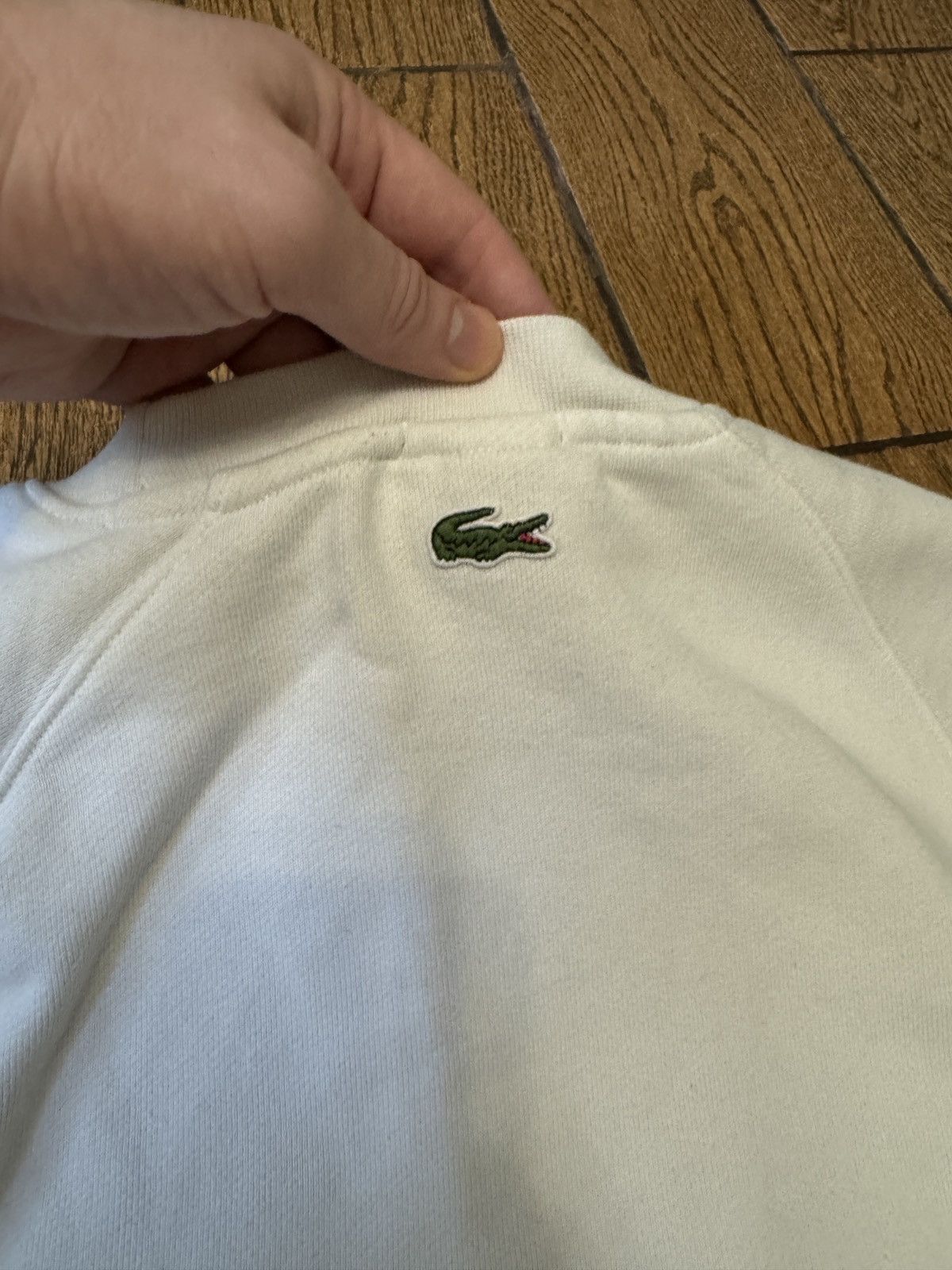 Lacoste × Polaroid Vintage Lacoste x Polaroid Distressed sweatshirt Size US S / EU 44-46 / 1 - 7 Thumbnail