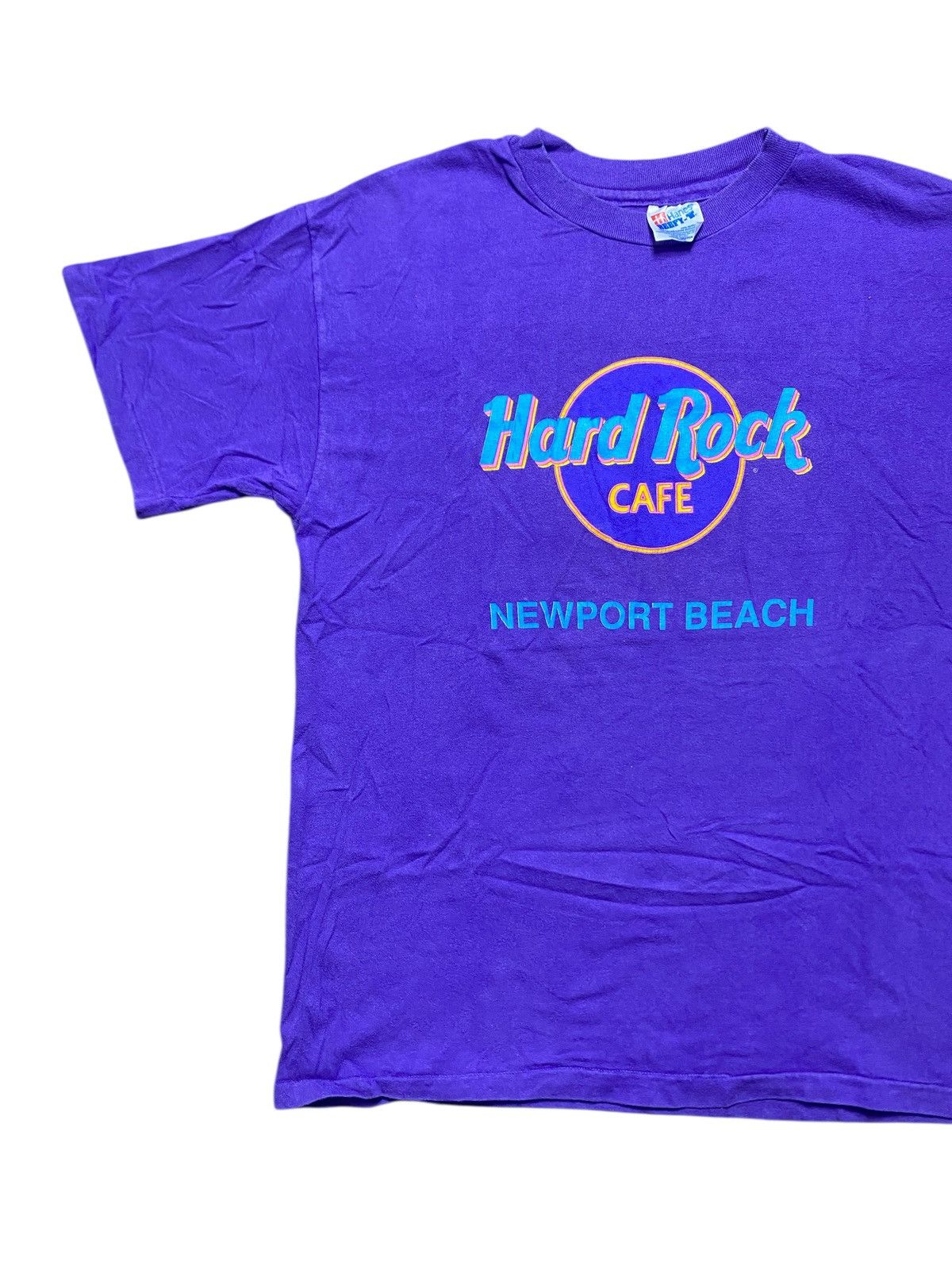Hard Rock Cafe VINTAGE HARD ROCK CAFE NEWPORT BEACH TEE Size US L / EU 52-54 / 3 - 5 Thumbnail
