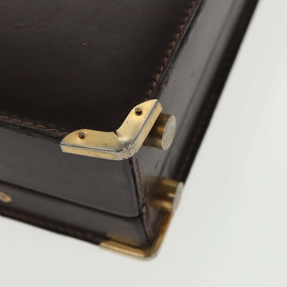 Loewe LOEWE Anagram Trunk Leather Brown Size ONE SIZE - 12 Thumbnail