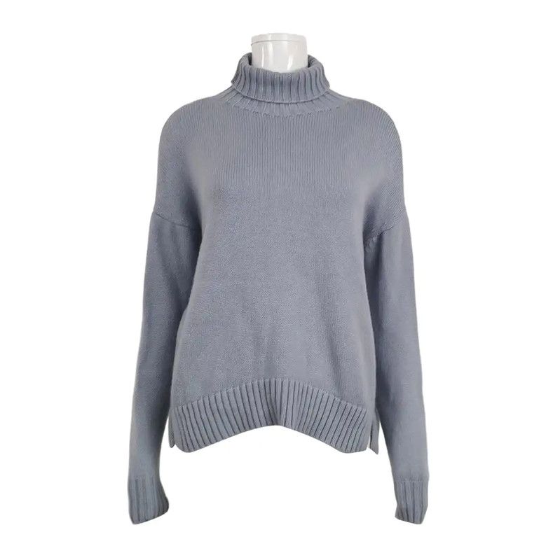 Max Mara MaxMara Blue Wool Blend Pullover Sweater 0089 Size S / US 4 / IT 40 - 1 Thumbnail