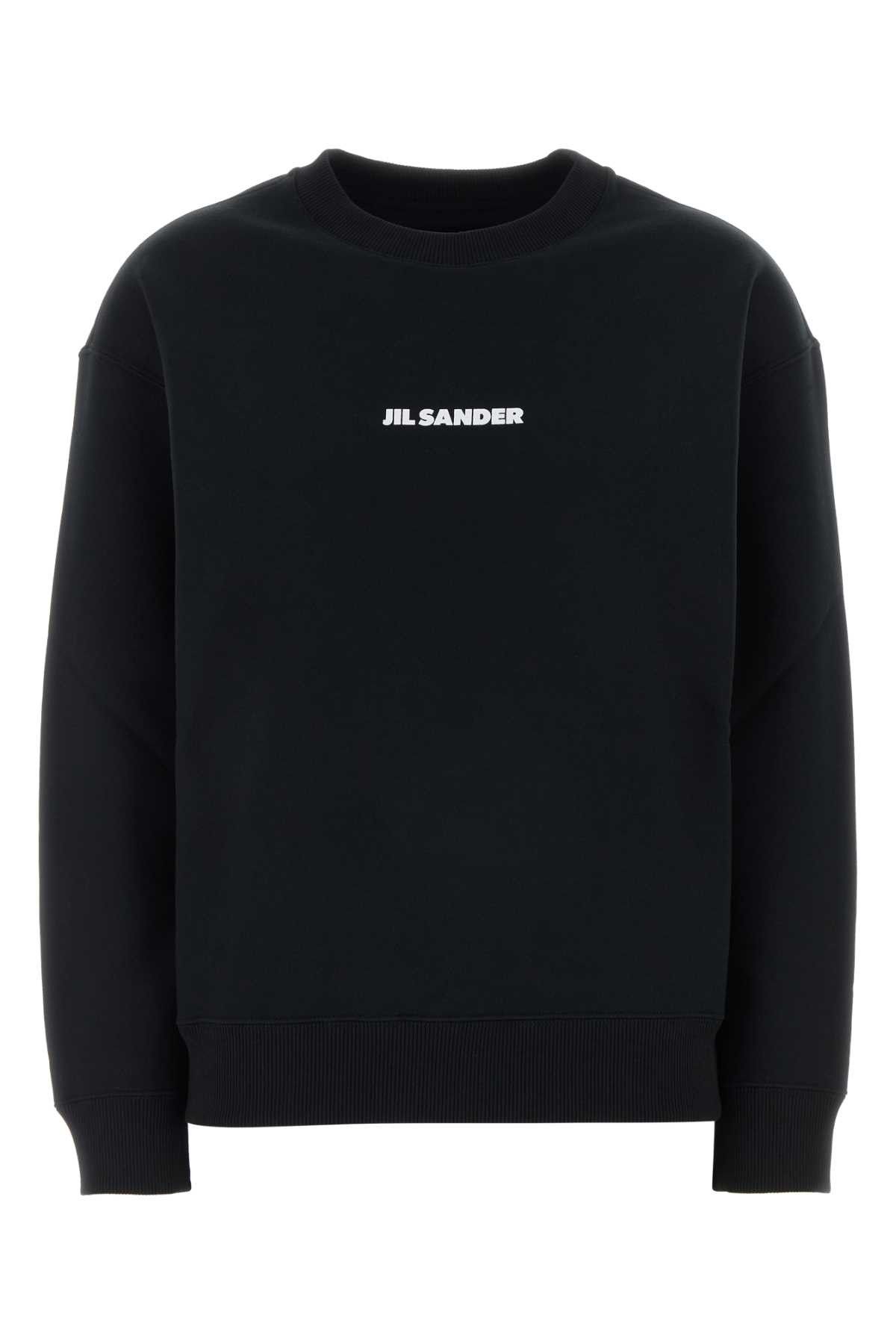 Jil Sander Black Cotton Sweatshirt Size S / US 4 / IT 40 - 1 Thumbnail