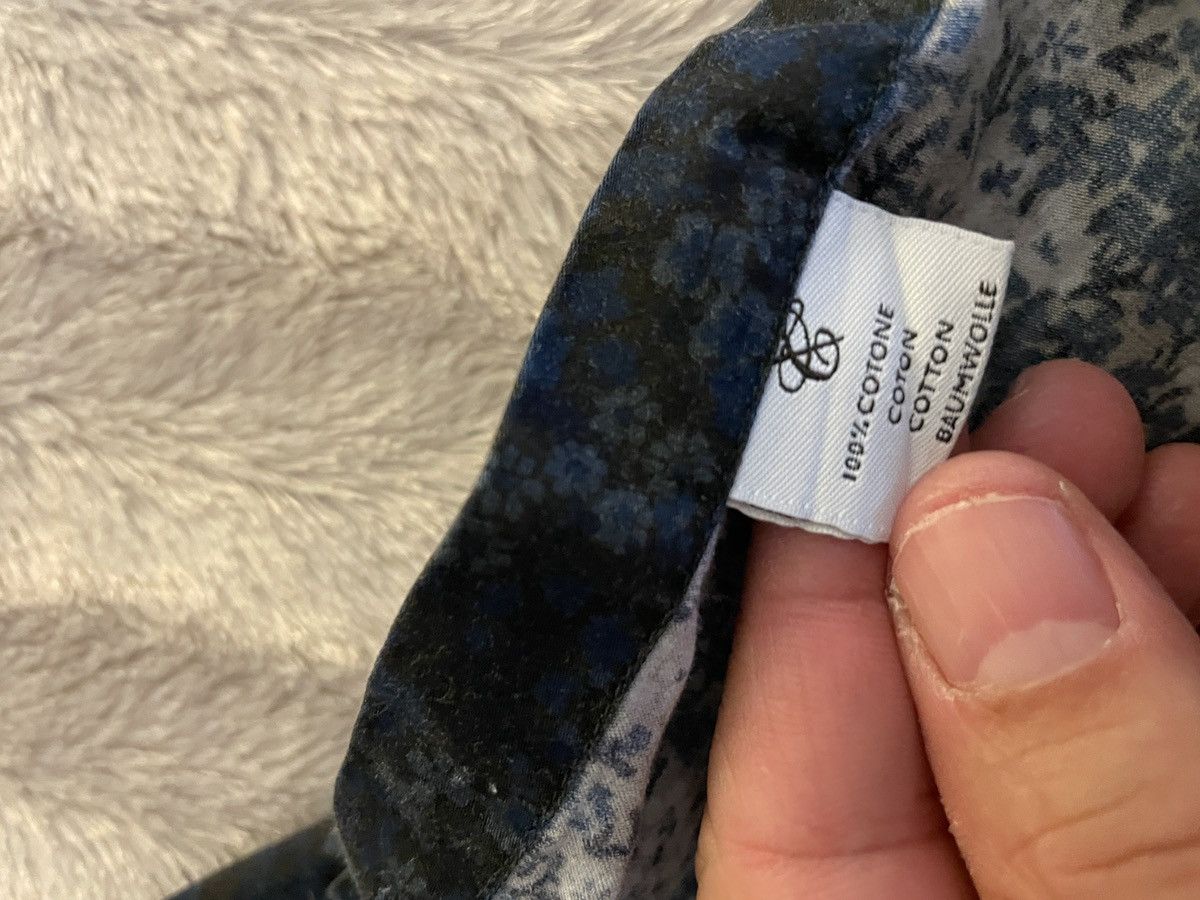Canali Floral button Front Shirt Size US XL / EU 56 / 4 - 7 Thumbnail