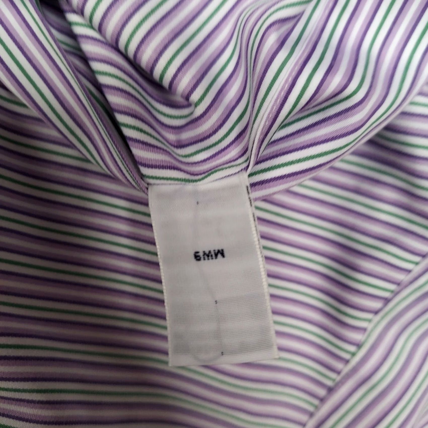 Ralph Lauren Ralph Lauren Mens Classic Fit Button-Down Dress Shirt Size 16 34/35 Striped Purple Size 42R - 5 Thumbnail