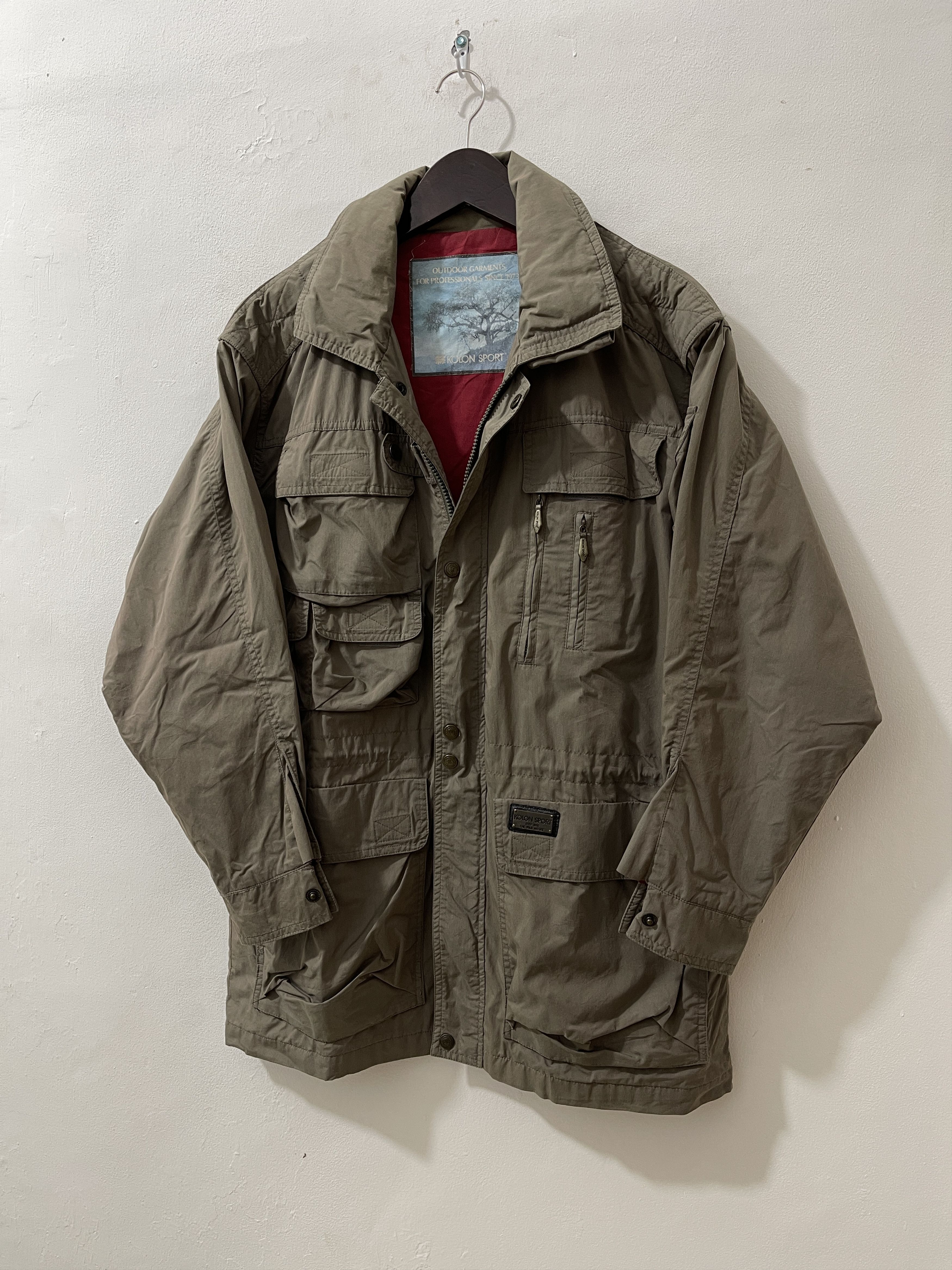 Vintage Vintage Kolon Sports Military Utility Survival Jacket Size US L / EU 52-54 / 3 - 2 Thumbnail