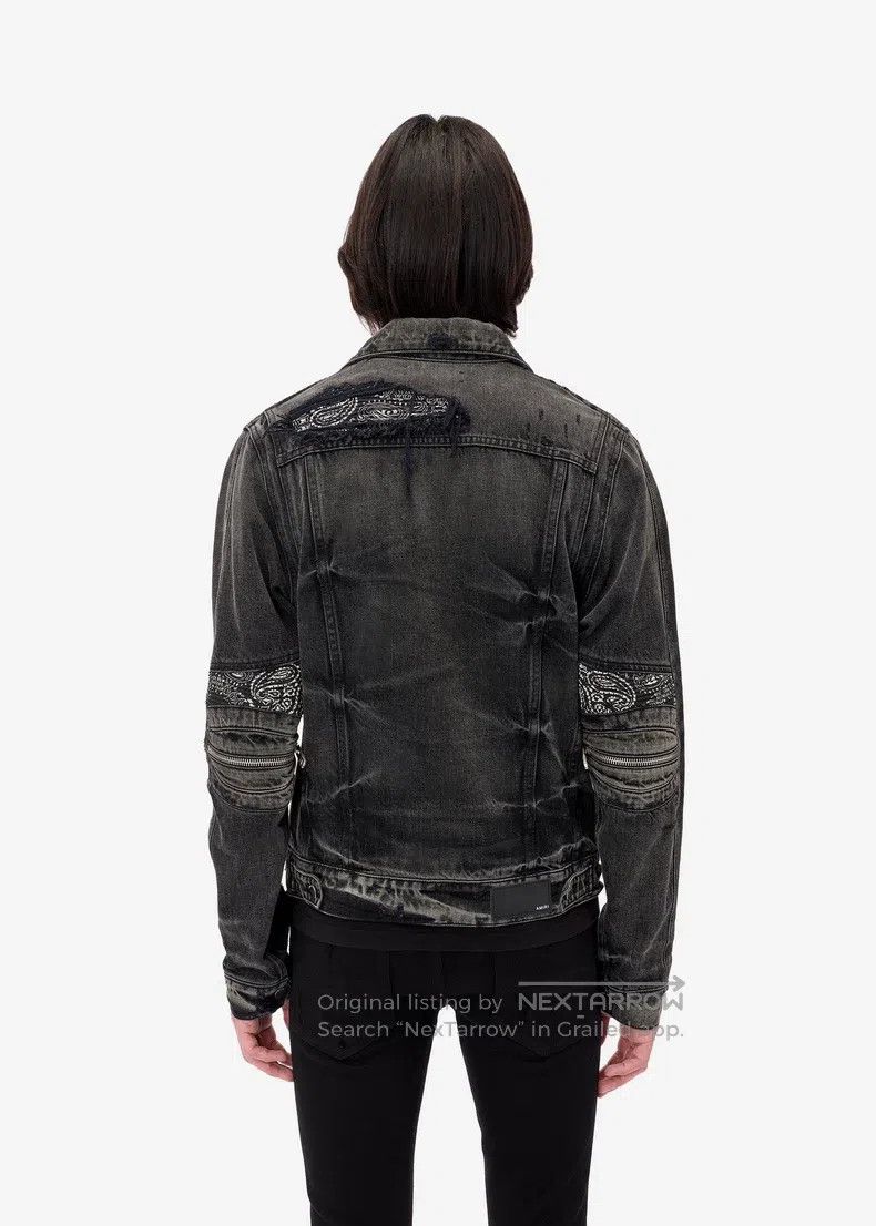 Amiri Amiri Heavyweight Jacquard Washed Denim Jacket Size US M / EU 48-50 / 2 - 2 Thumbnail