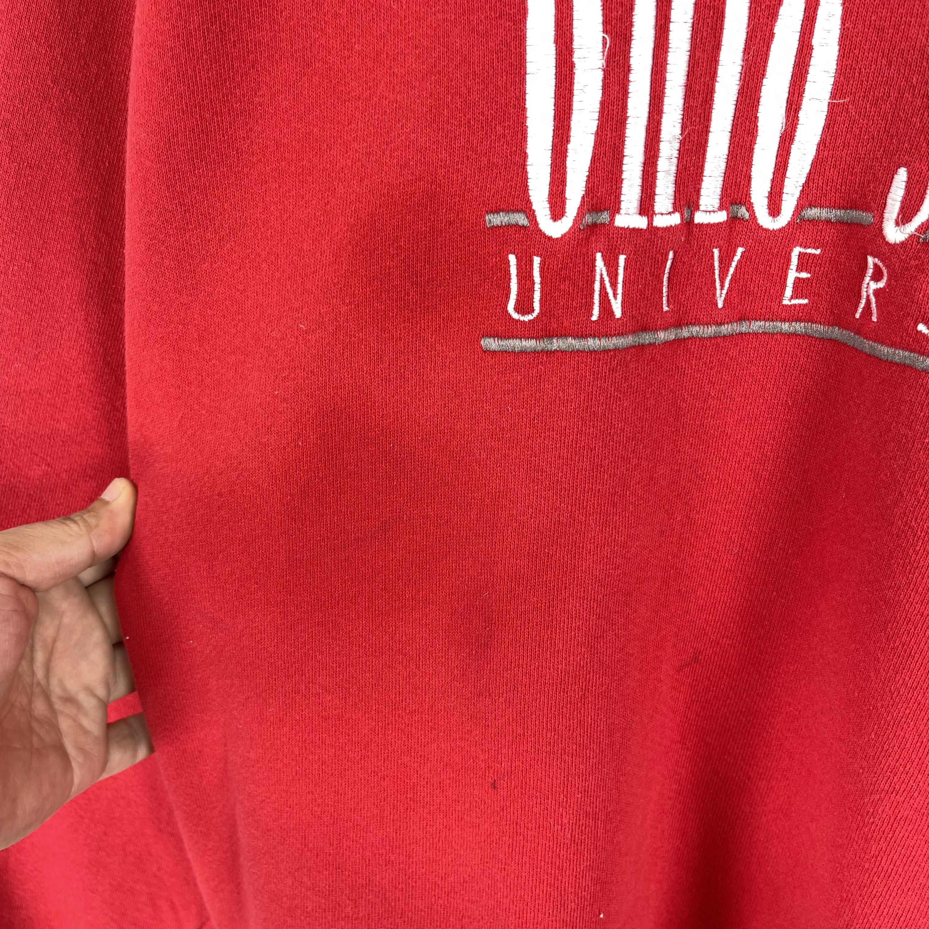 NFL Vintage OHIO STATE Buckeyes University Embroidery Sweatshirt Size US M / EU 48-50 / 2 - 8 Thumbnail