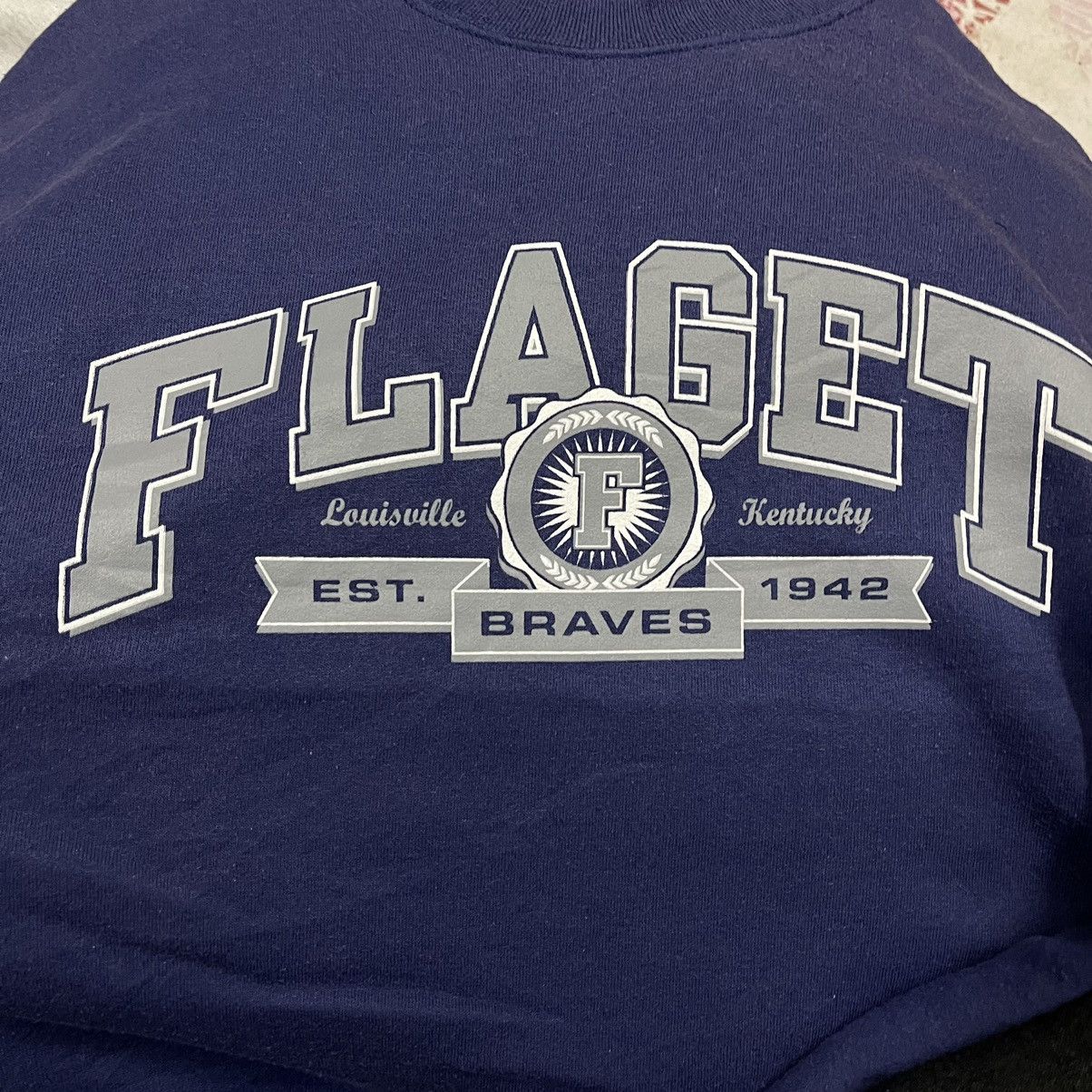 Champion Vintage 90s Flaget Braves by champion sweatshirt pullover Size US XL / EU 56 / 4 - 2 Thumbnail
