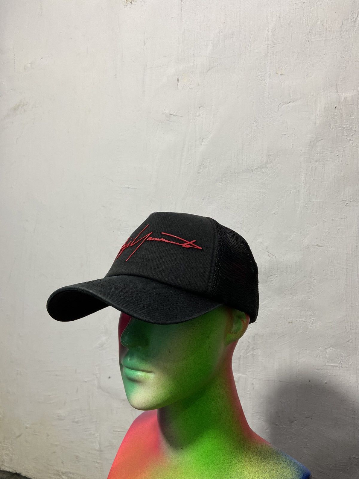 Yohji Yamamoto Yohji Yamamoto Trucker Cap Sun faded Black Size ONE SIZE - 11 Thumbnail