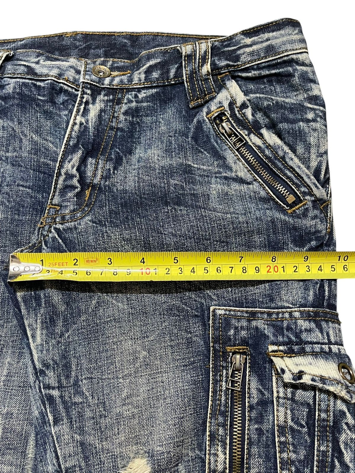Vintage Japan Semantic Design Thunder Wash Avant Garde Flare