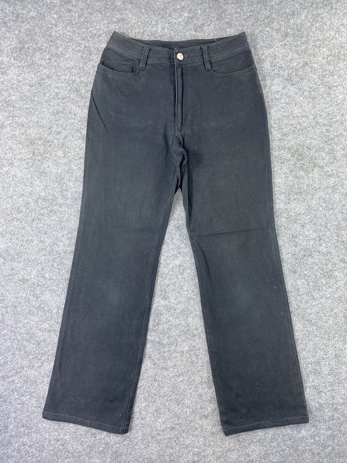 Japanese Brand × Vintage Hopkins Black Pants - J1104 Size 26" / US 2 / IT 38 - 1 Thumbnail