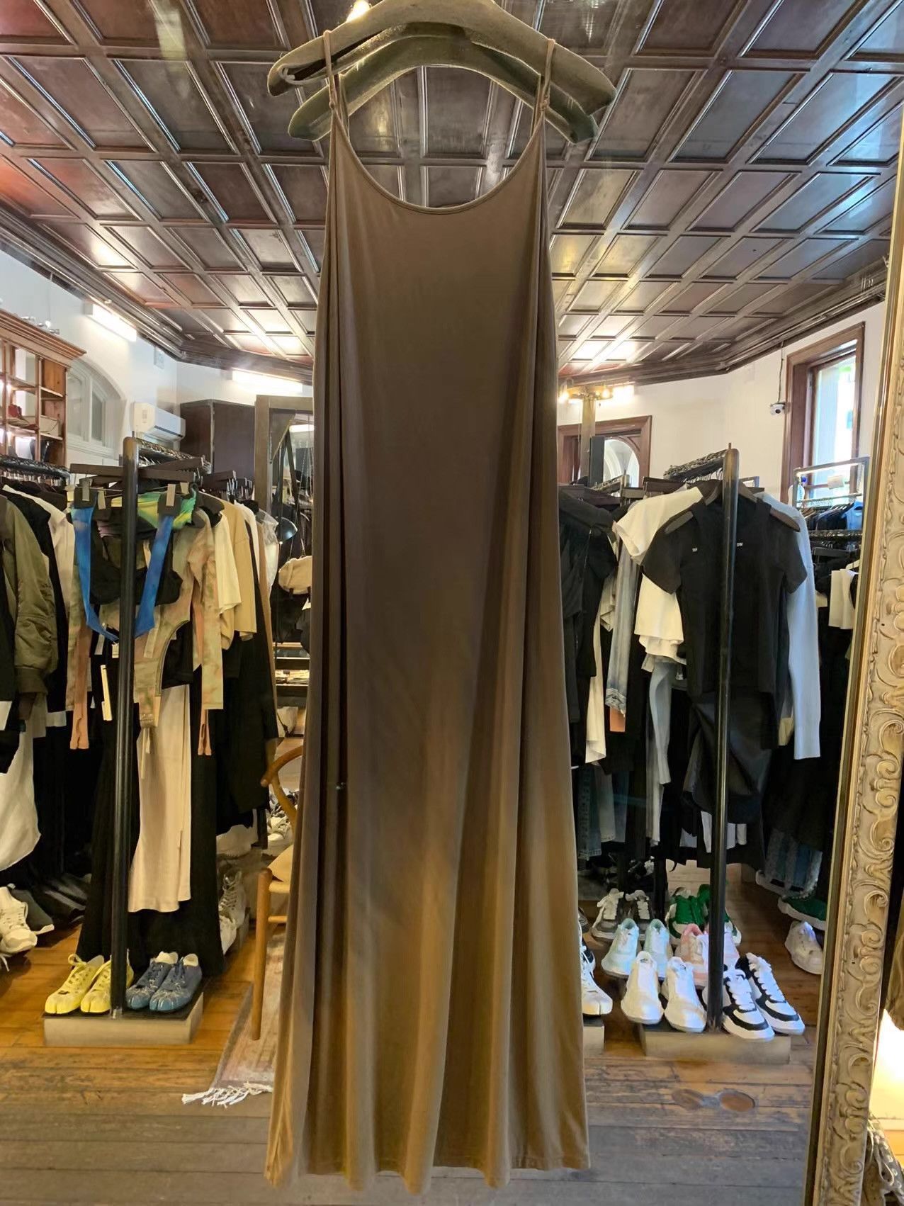 Uma Wang UMA WANG FW25 Women’s Main Olive/Brown Daya Dress Ｑ25 Size S / US 4 / IT 40 - 1 Thumbnail