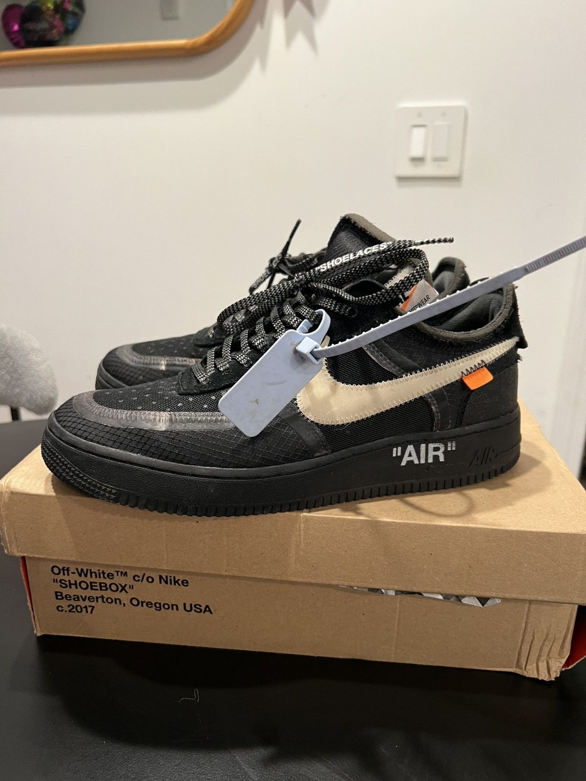 Nike × Off-White Holy Grailed Off White Nike Air Forces Size US 9.5 / EU 42-43 - 13 Thumbnail