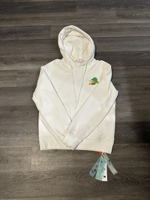 Off white brushed online arrows hoodie