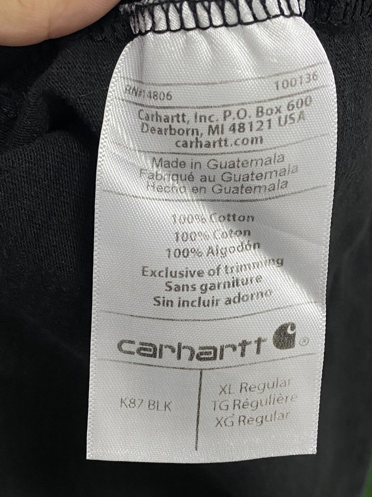 Carhartt × Vintage Vintage Carhartt T-shirt Size US XL / EU 56 / 4 - 13 Thumbnail
