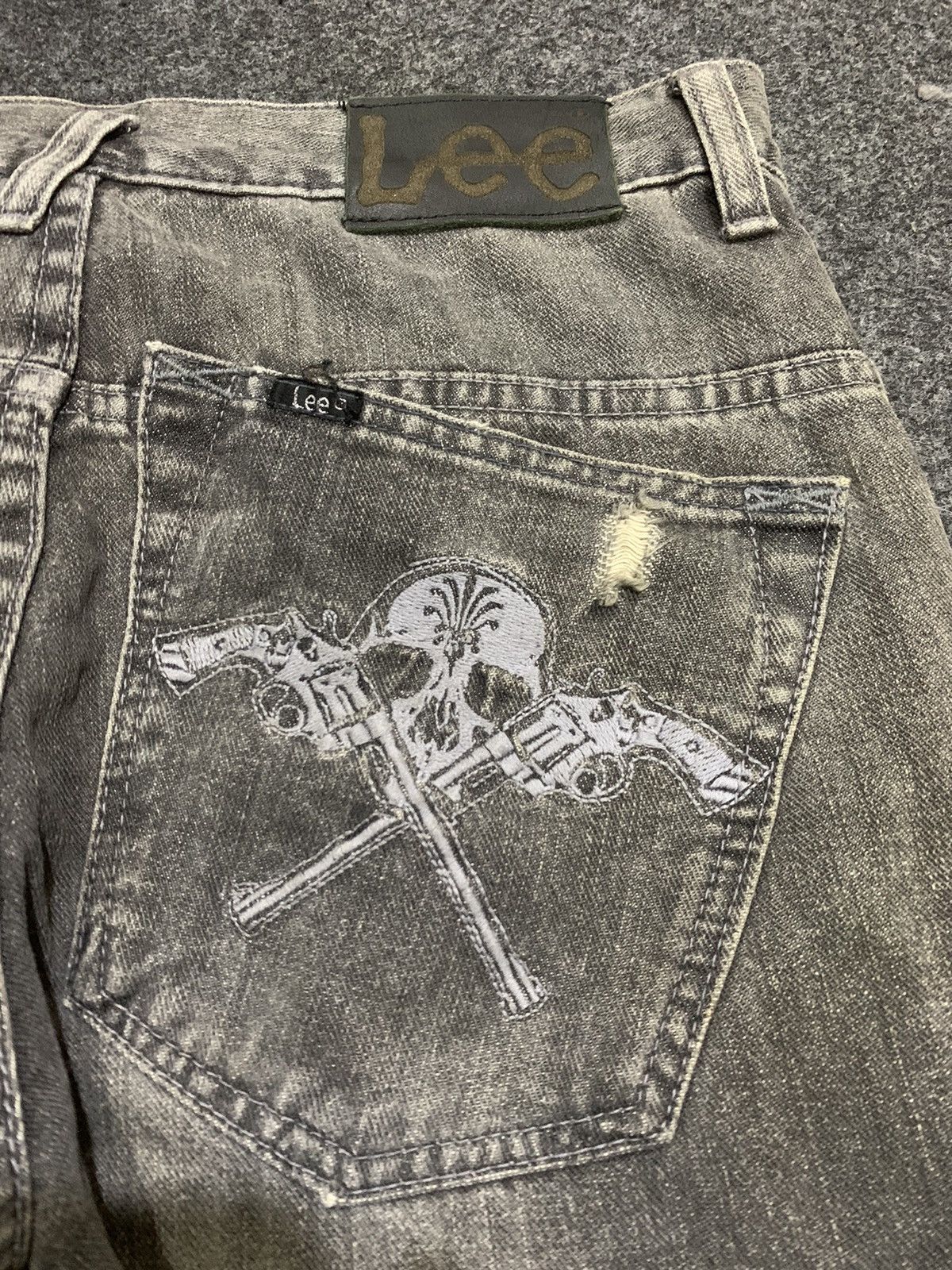 Hysteric Glamour × If Six Was Nine × Japanese Brand Dark brown skulls guns Lee style Size US 29 - 6 Thumbnail
