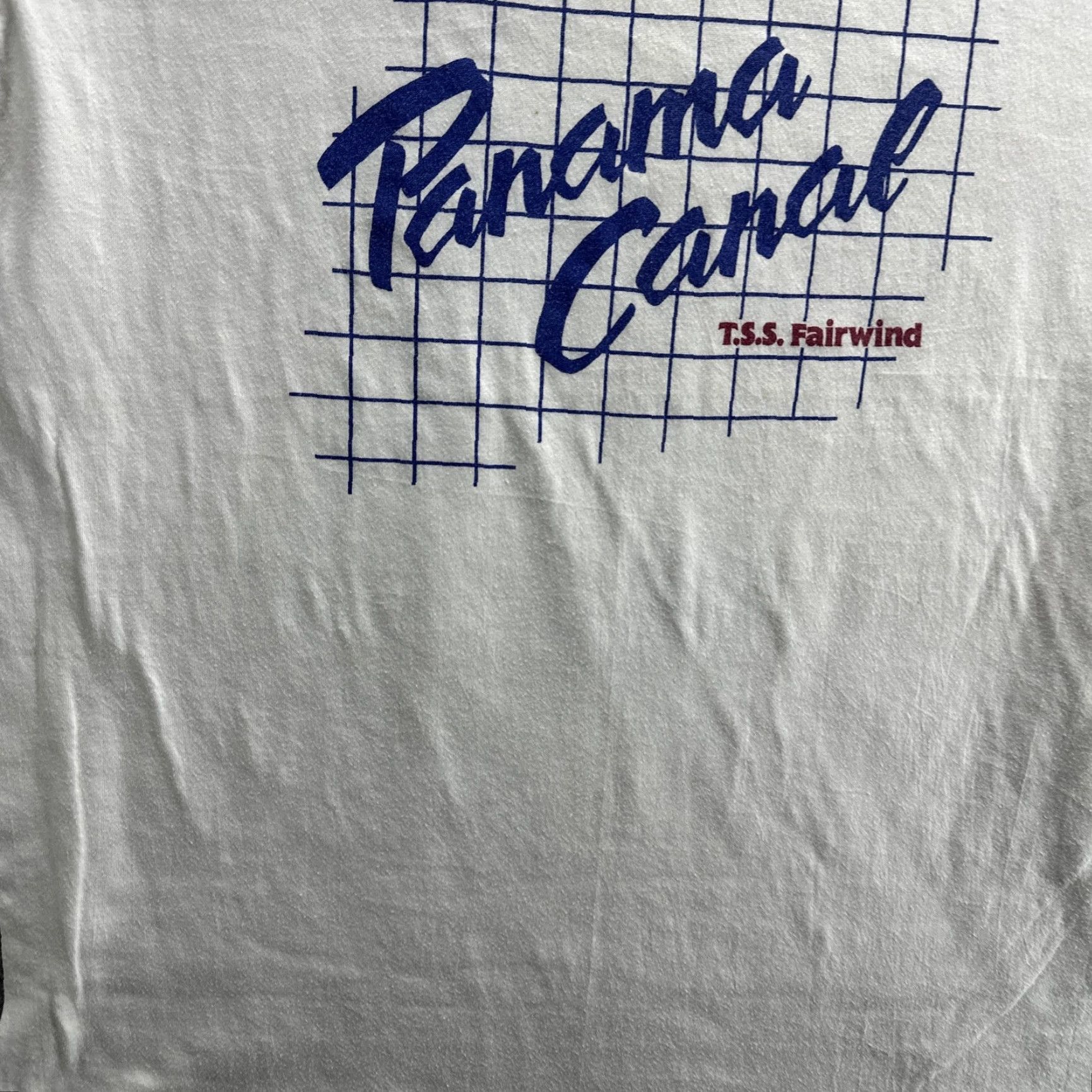Vintage VINTAGE Panama Canal Shirt Mens XL TSS Fairwind Cruise Graphic Travel Tee 80s Size US XL / EU 56 / 4 - 5 Thumbnail
