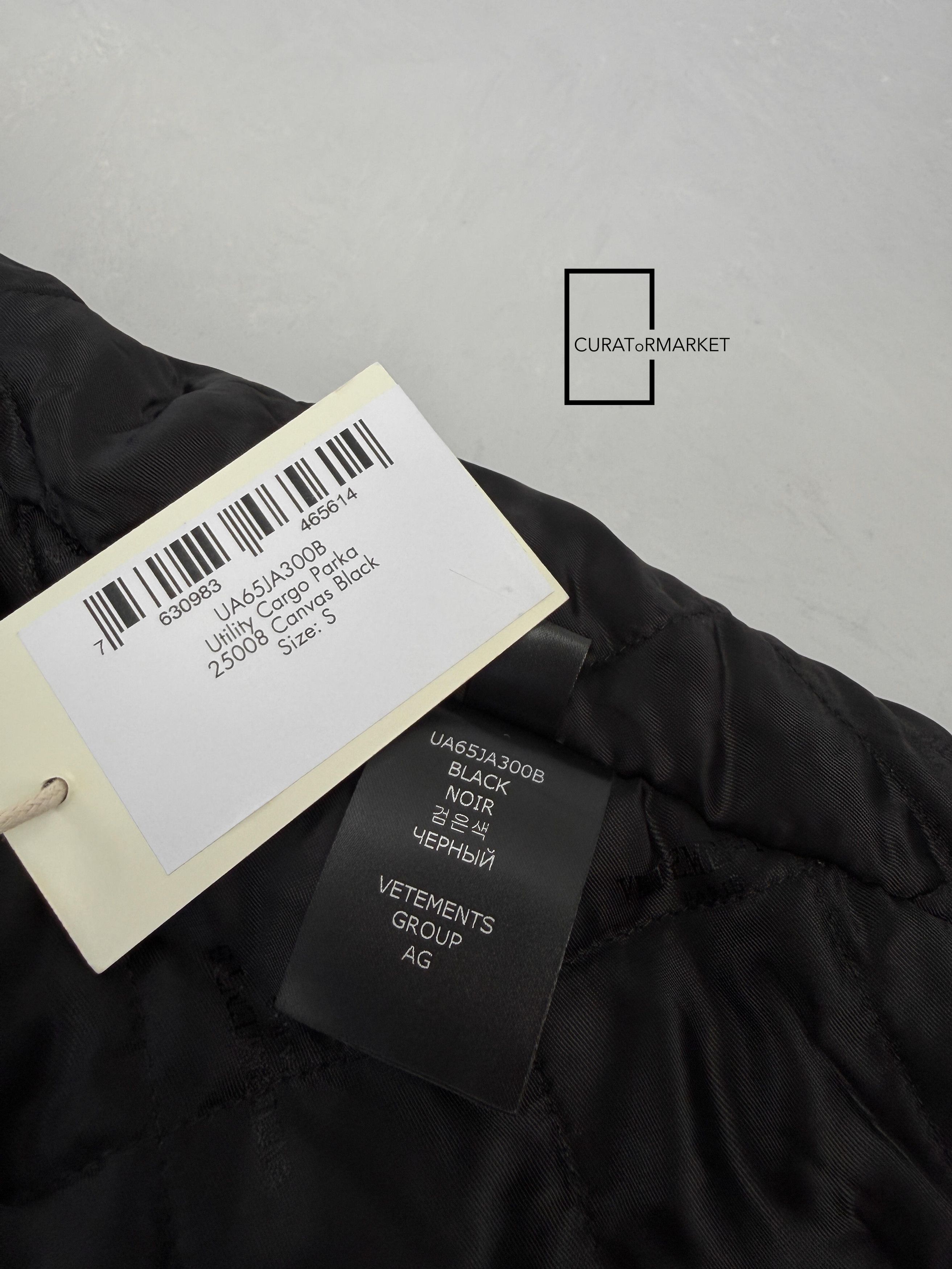 Vetements GRAIL Multi Cargo Back Pocket Zip Army Blackout Parka FW24 Size US S / EU 44-46 / 1 - 13 Thumbnail