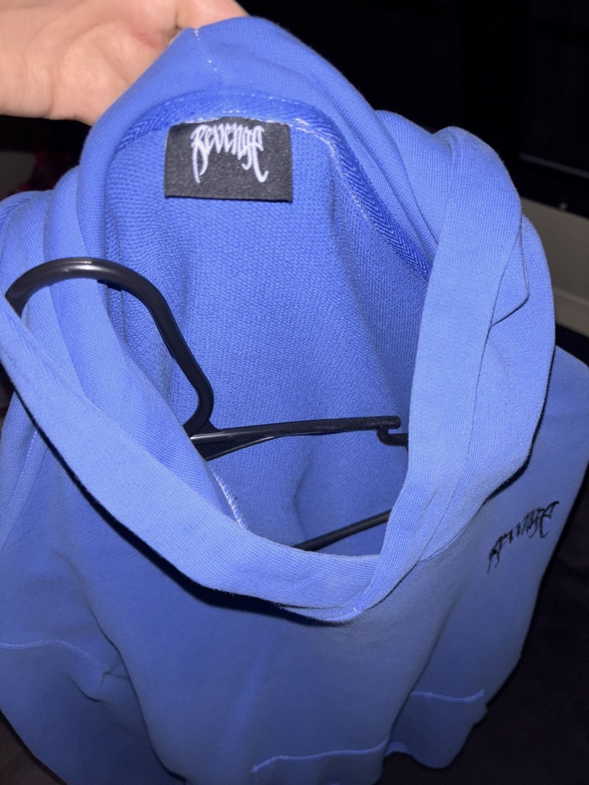 Revenge Revenge Basic Blue Hoodie Size US M / EU 48-50 / 2 - 2 Thumbnail