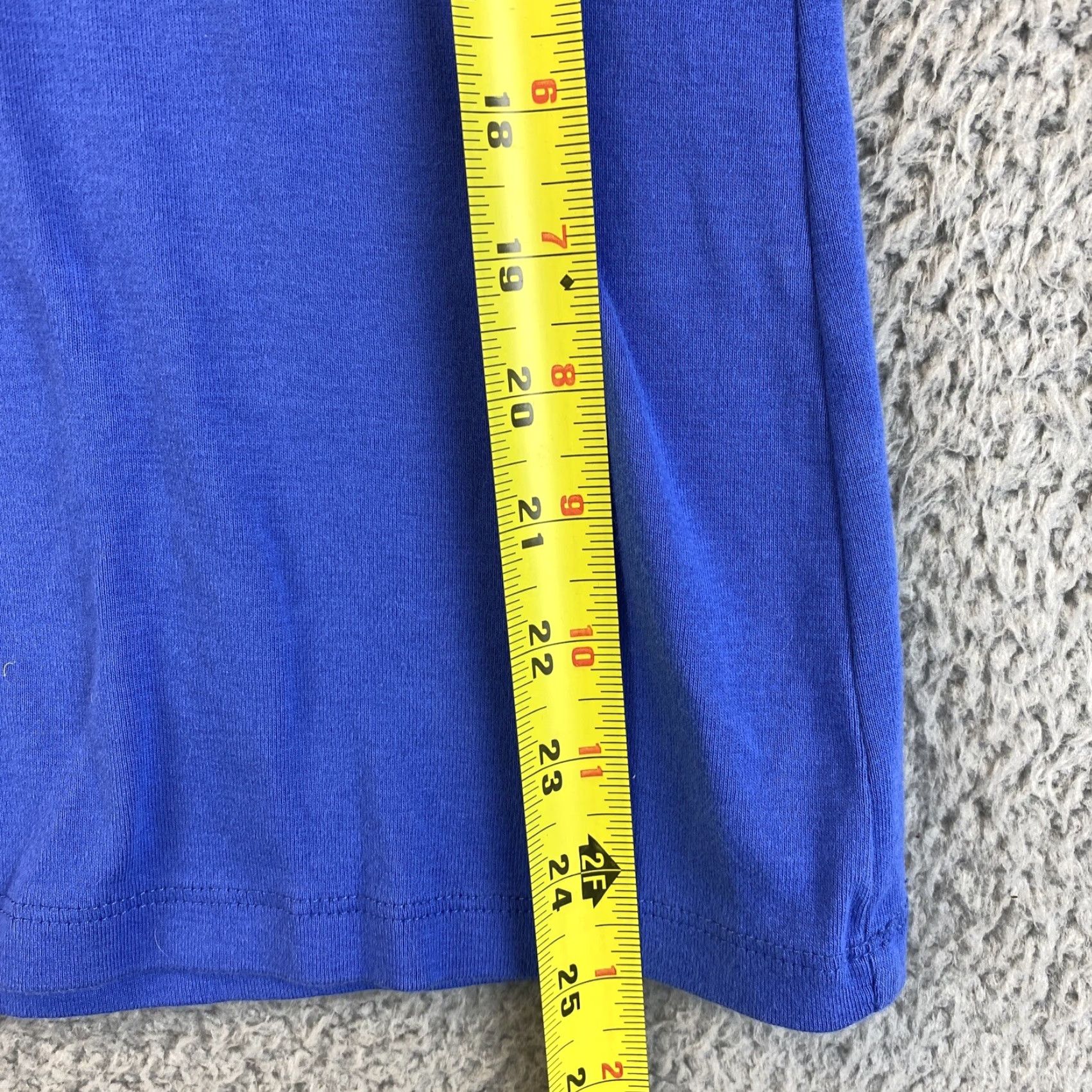 Vintage St. John's Bay T-Shirt Women's Blue Short Sleeve V-Neck Size M Casual Shirt - Regular Fit Size M / US 6-8 / IT 42-44 - 5 Thumbnail