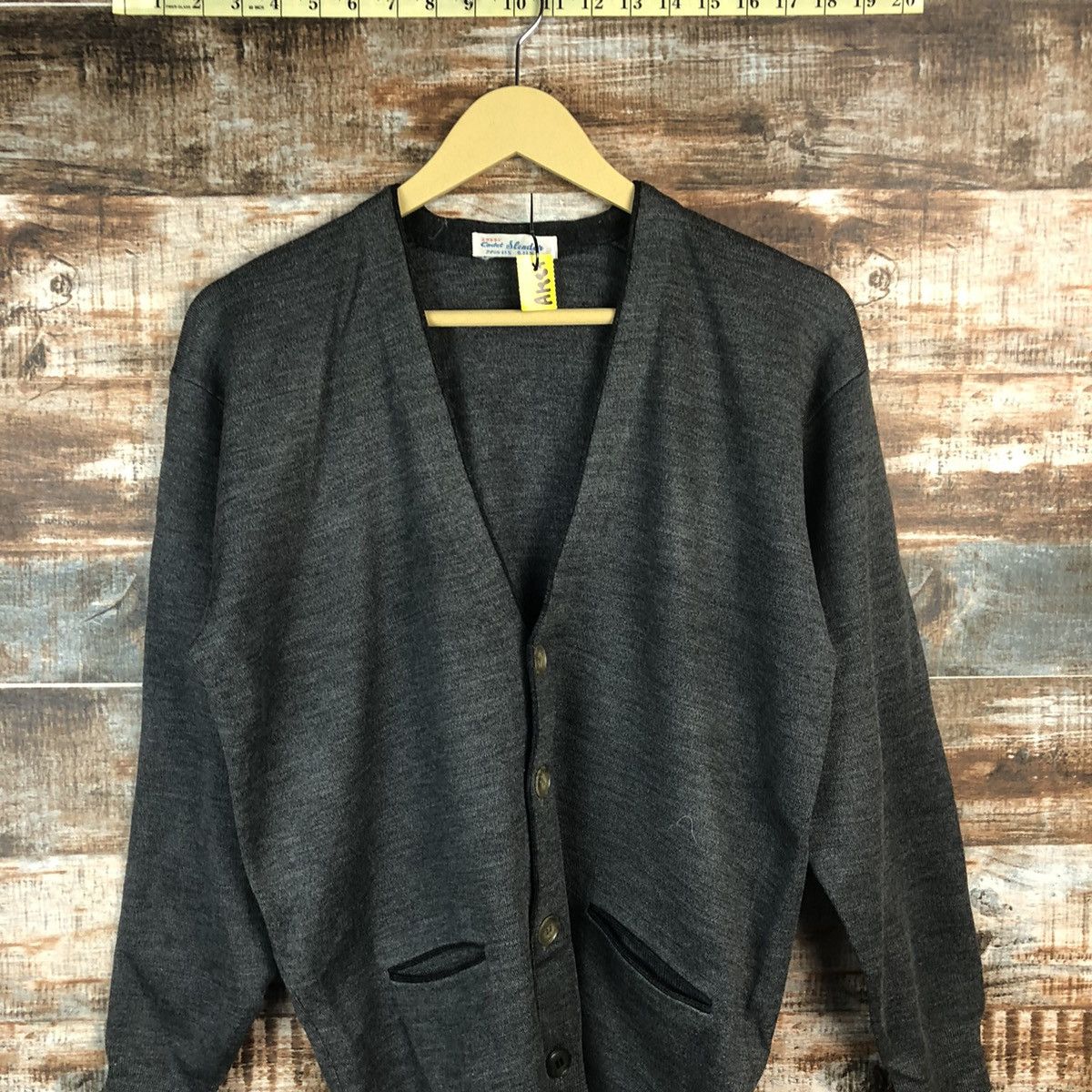 Homespun Knitwear × Japanese Brand Codet Slender Grey Cardigan Knitwear #A1884 Size US M / EU 48-50 / 2 - 5 Thumbnail