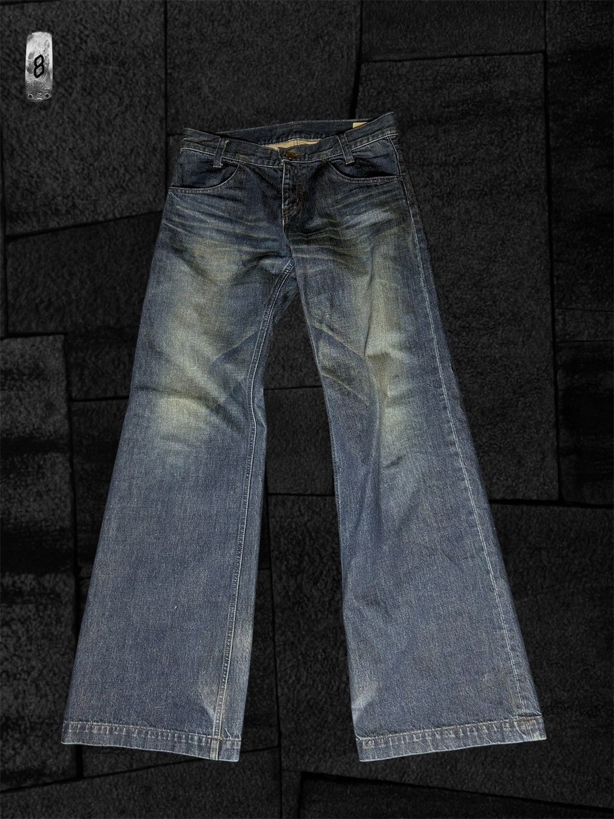 Japanese Brand GalaabenD faded wide leg denim Size US 30 / EU 46 - 1 Thumbnail