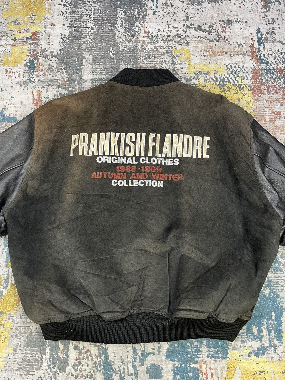Vintage Prankish Flandre AW 88-89 Dolphin Leather Bombers Size US L / EU 52-54 / 3 - 2 Thumbnail